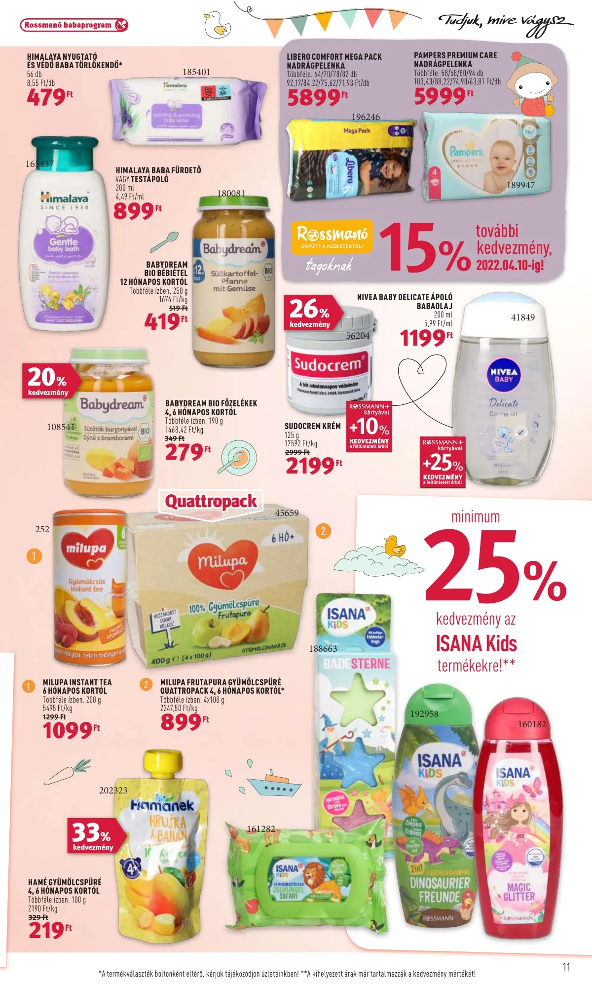 Rossmann akciós újság 03.28–04.01 – 11. oldal