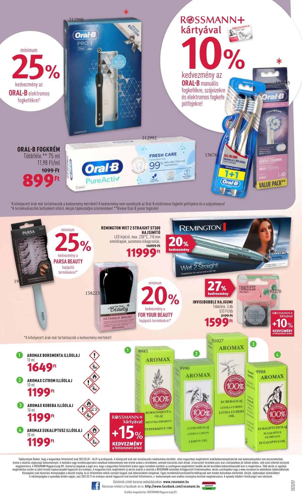 Rossmann akciós újság 03.28–04.01 – 16. oldal