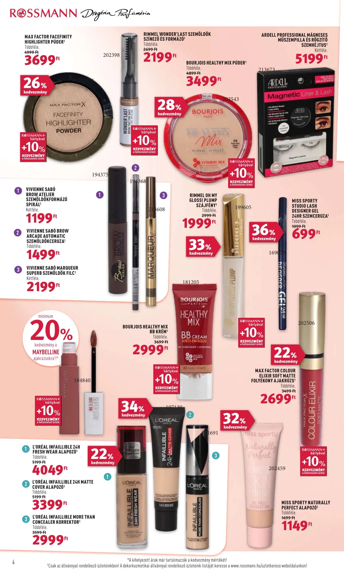 Rossmann akciós újság 03.28–04.01 – 4. oldal