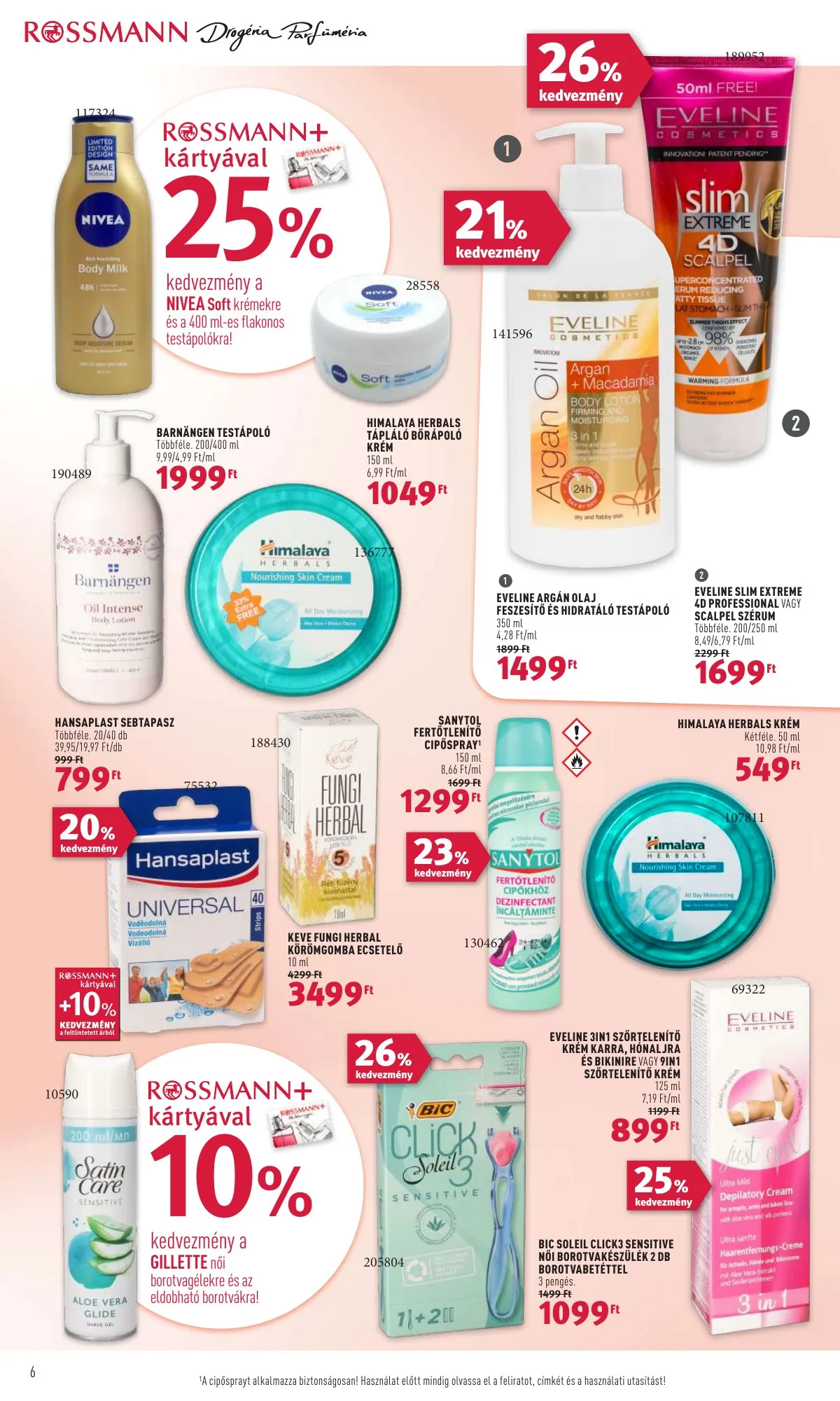 Rossmann akciós újság 03.28–04.01 – 6. oldal