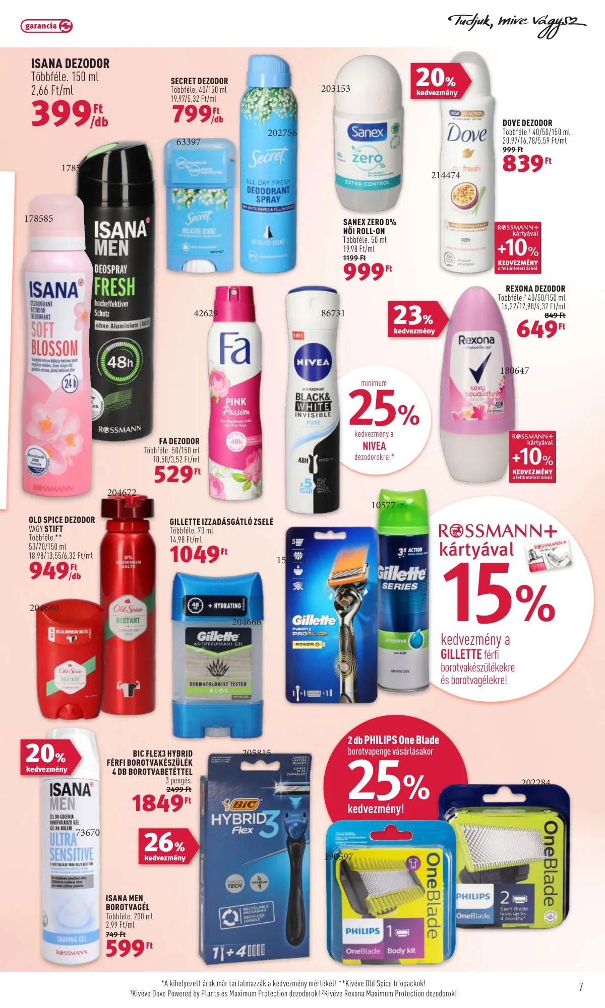 Rossmann akciós újság 03.28–04.01 – 7. oldal