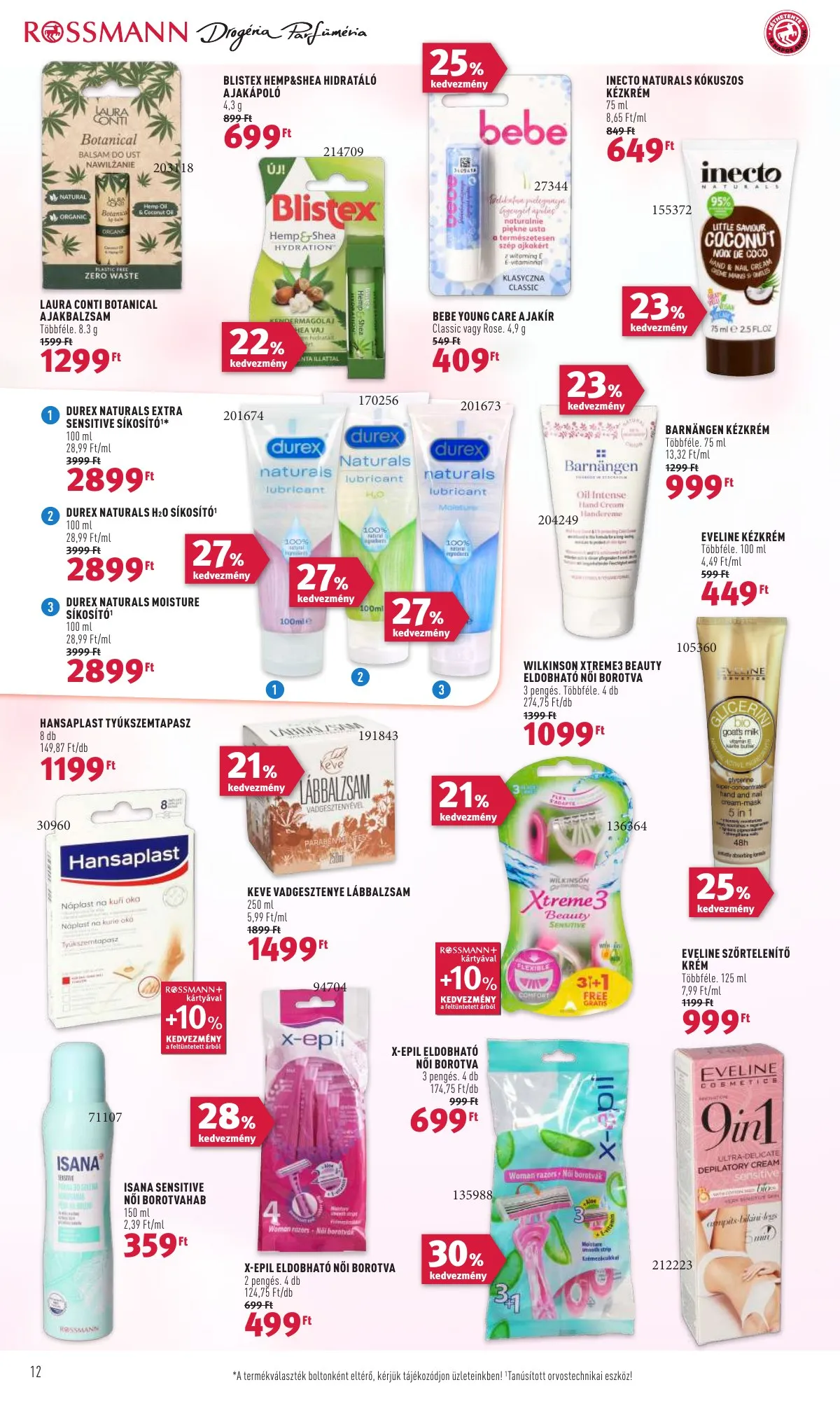 Rossmann akciós újság 04.18–04.29 – 12. oldal