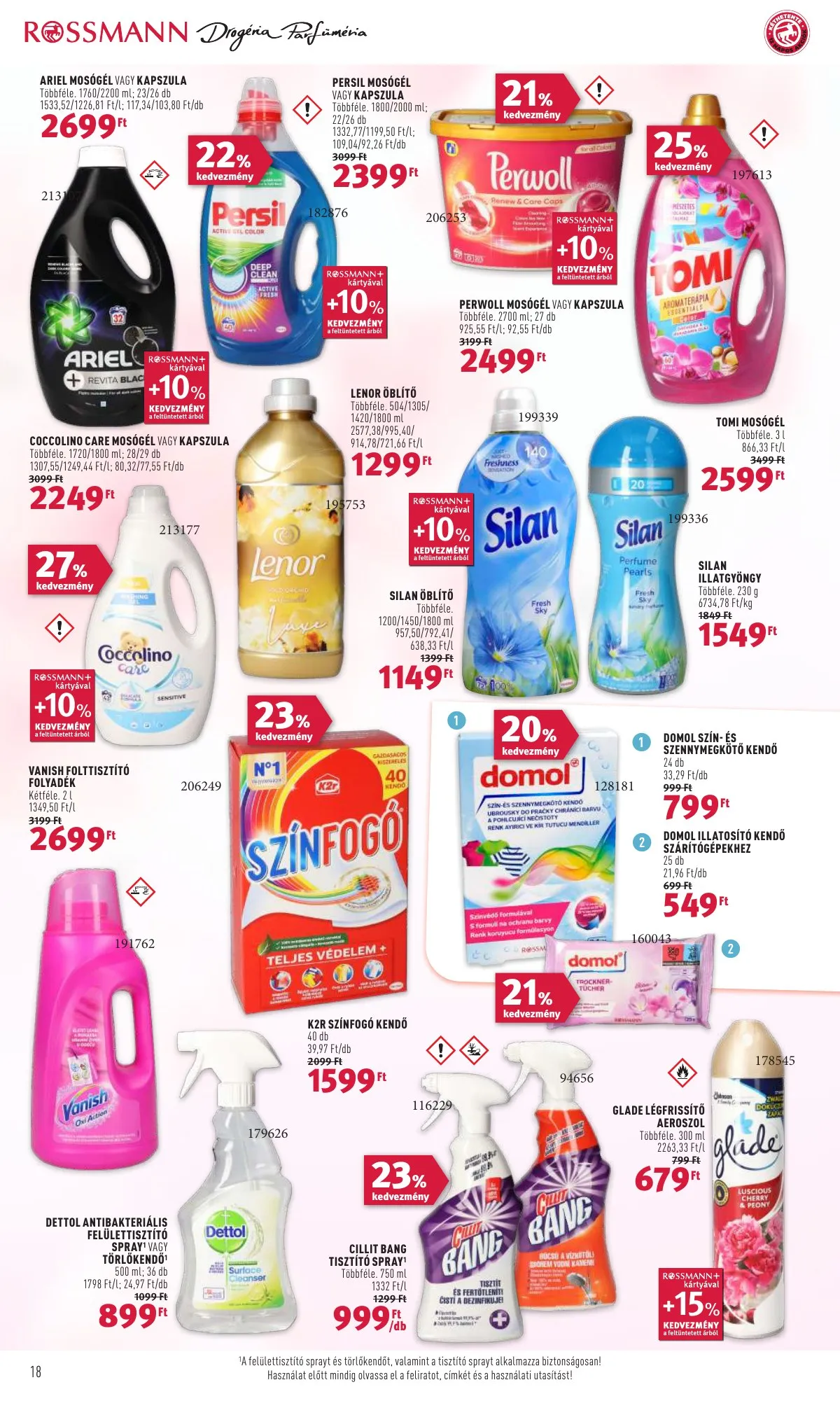 Rossmann akciós újság 04.18–04.29 – 18. oldal
