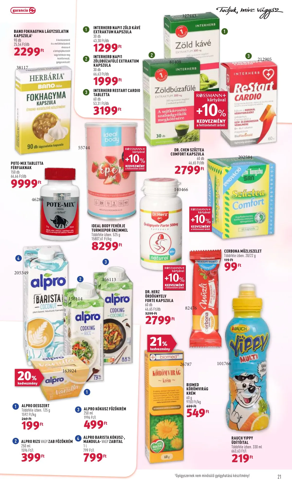 Rossmann akciós újság 04.18–04.29 – 21. oldal