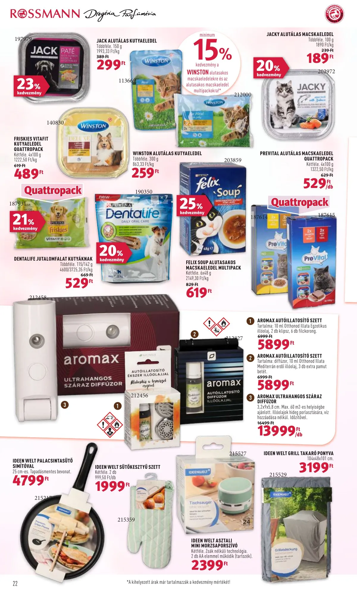 Rossmann akciós újság 04.18–04.29 – 22. oldal