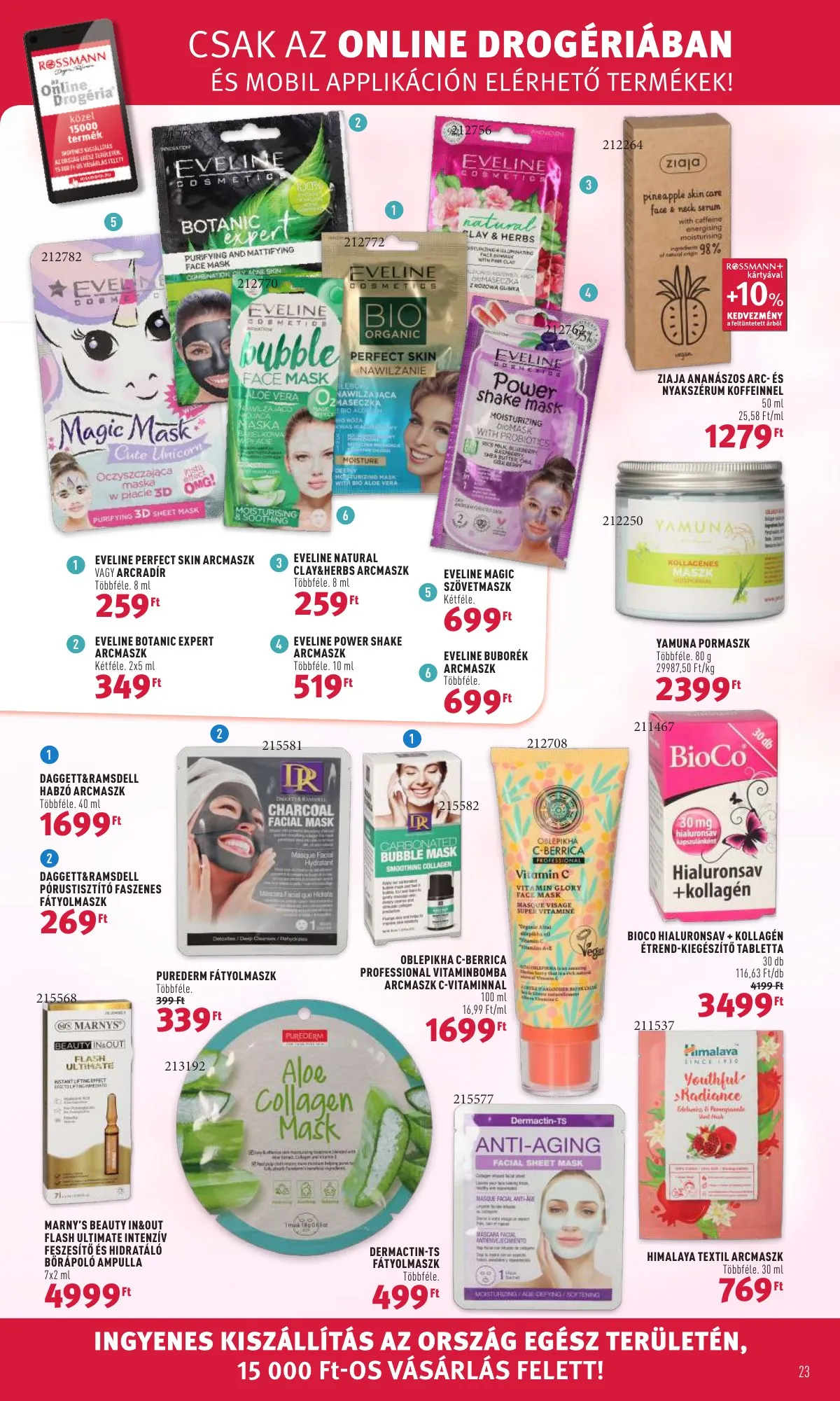 Rossmann akciós újság 04.18–04.29 – 23. oldal