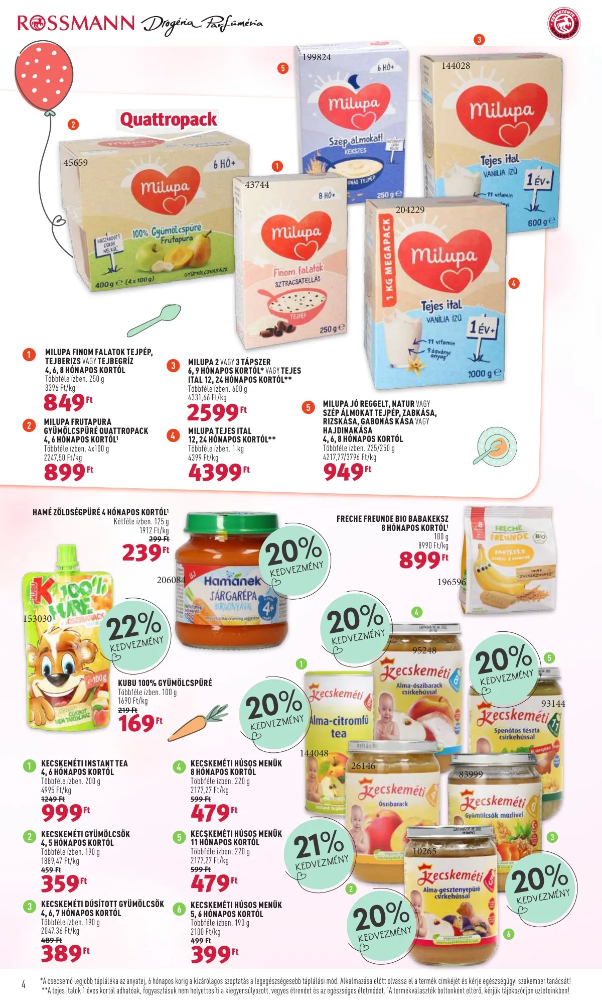 Rossmann akciós újság 04.18–04.29 – 4. oldal