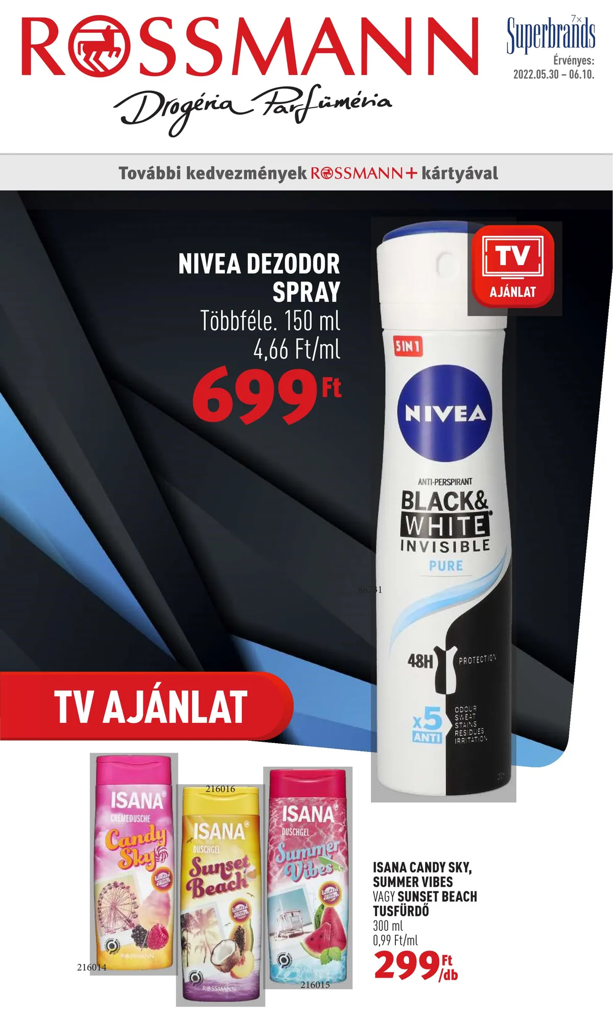Rossmann akciós újság 05.30–06.11