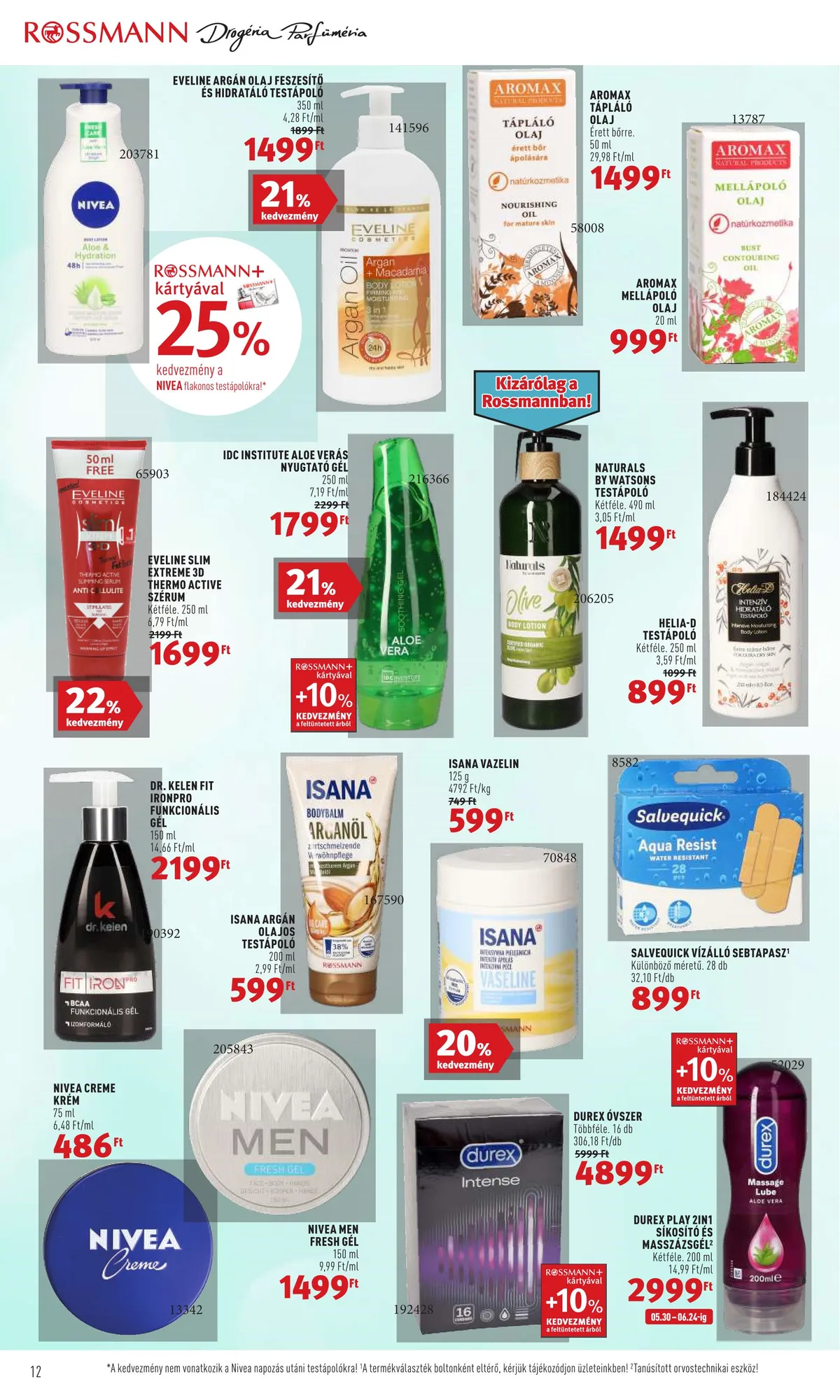 Rossmann akciós újság 05.30–06.11 – 12. oldal