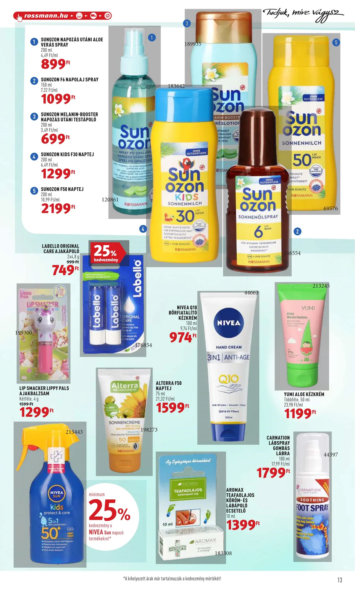 Rossmann akciós újság 05.30–06.11 – 13. oldal