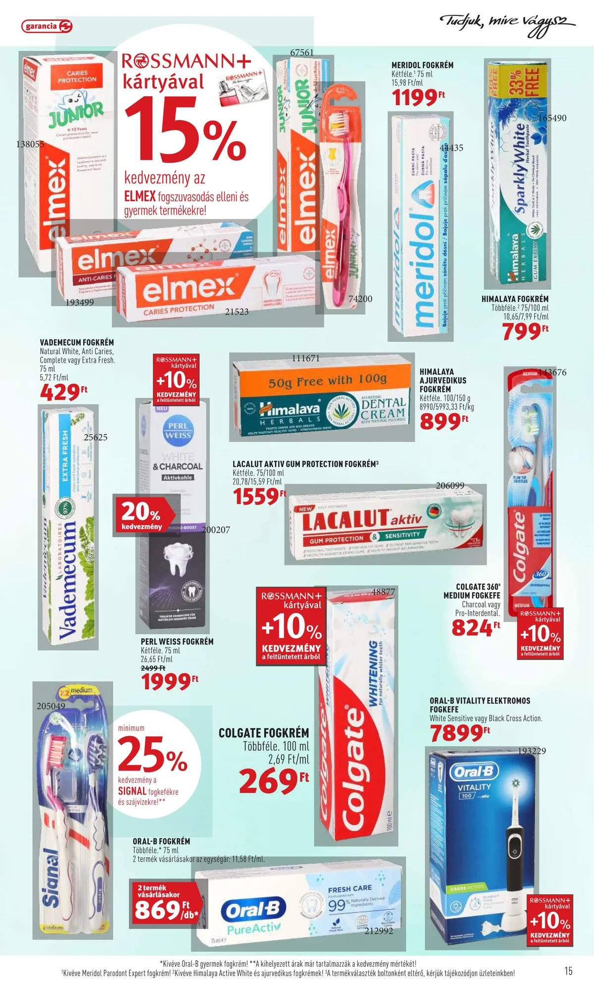 Rossmann akciós újság 05.30–06.11 – 15. oldal