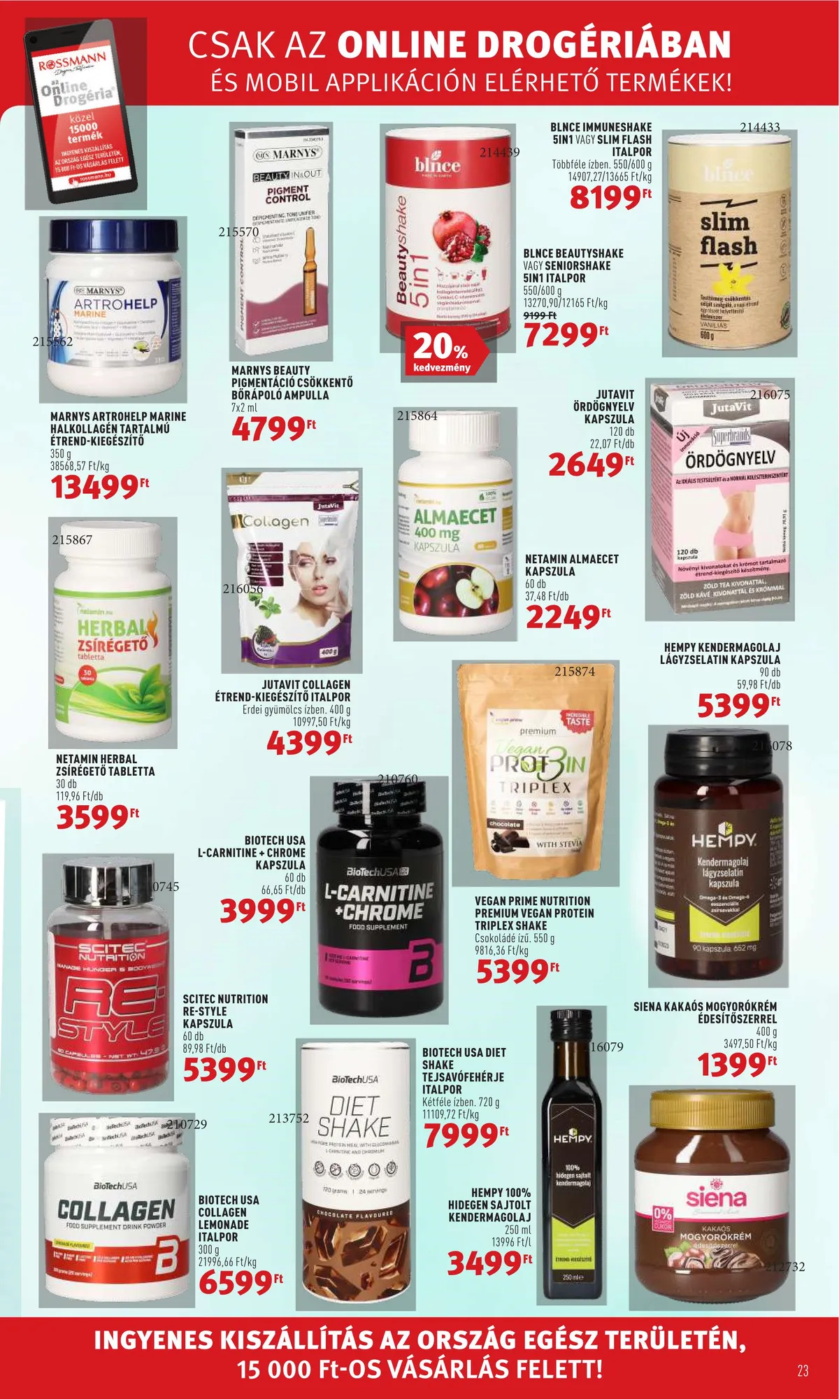 Rossmann akciós újság 05.30–06.11 – 23. oldal