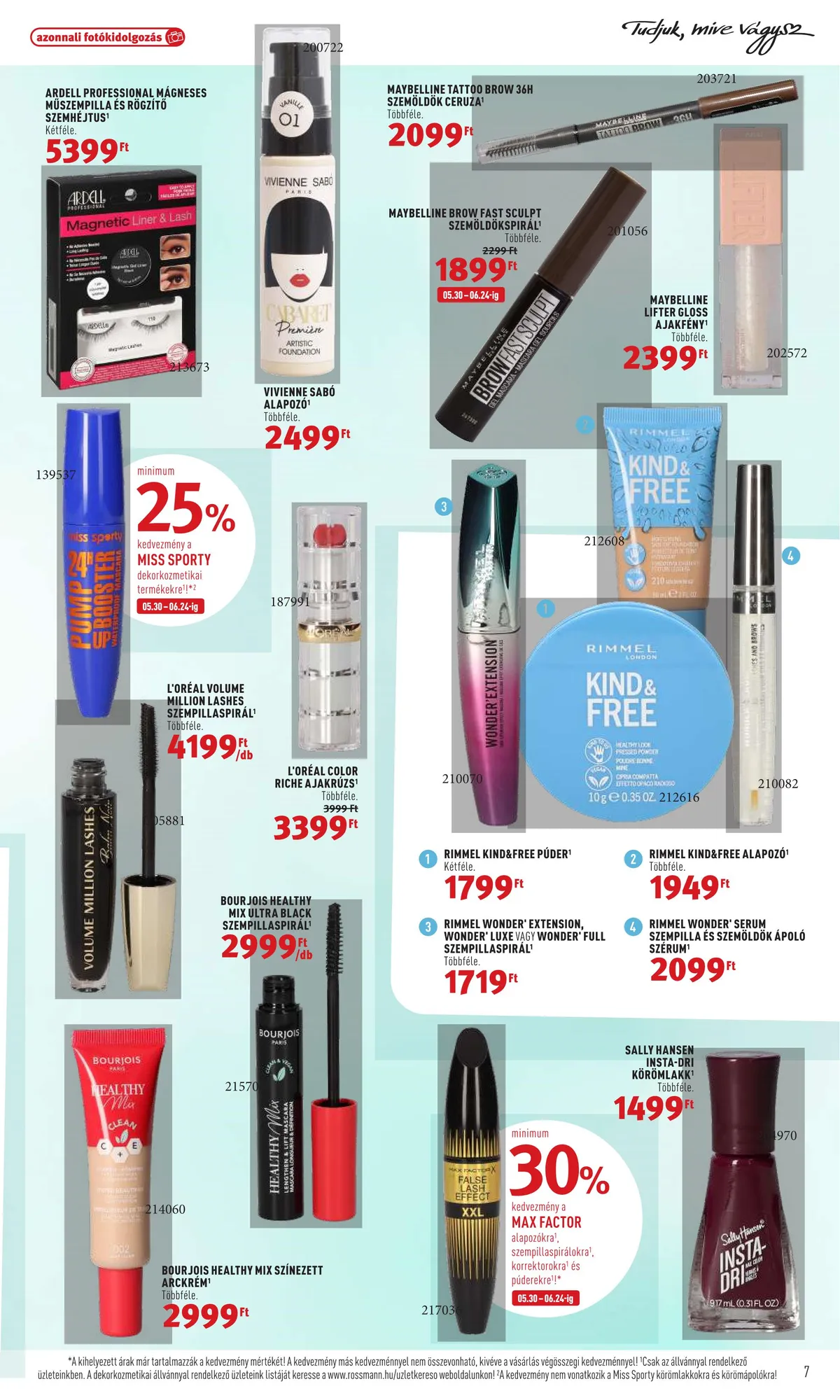 Rossmann akciós újság 05.30–06.11 – 7. oldal