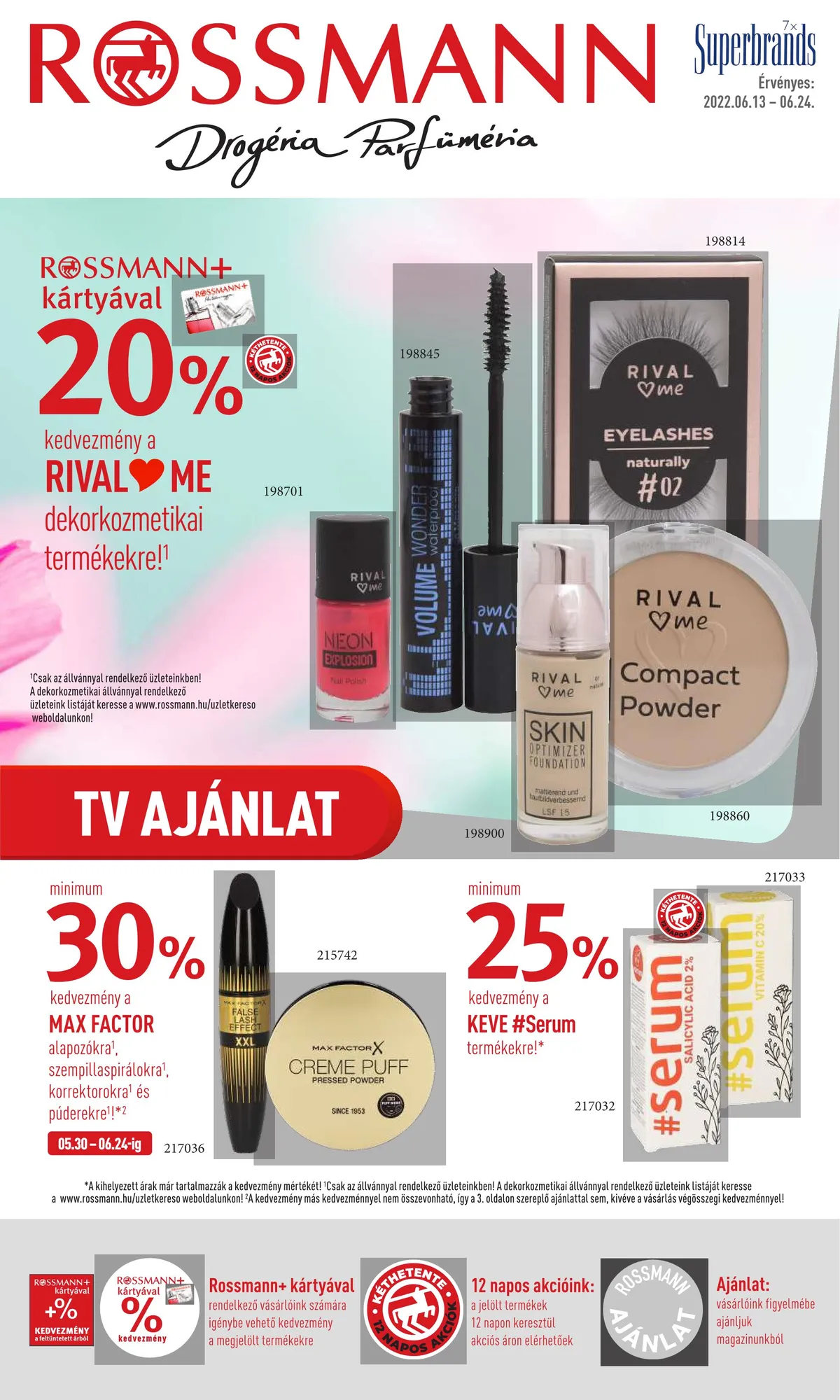 Rossmann akciós újság 06.13–06.24