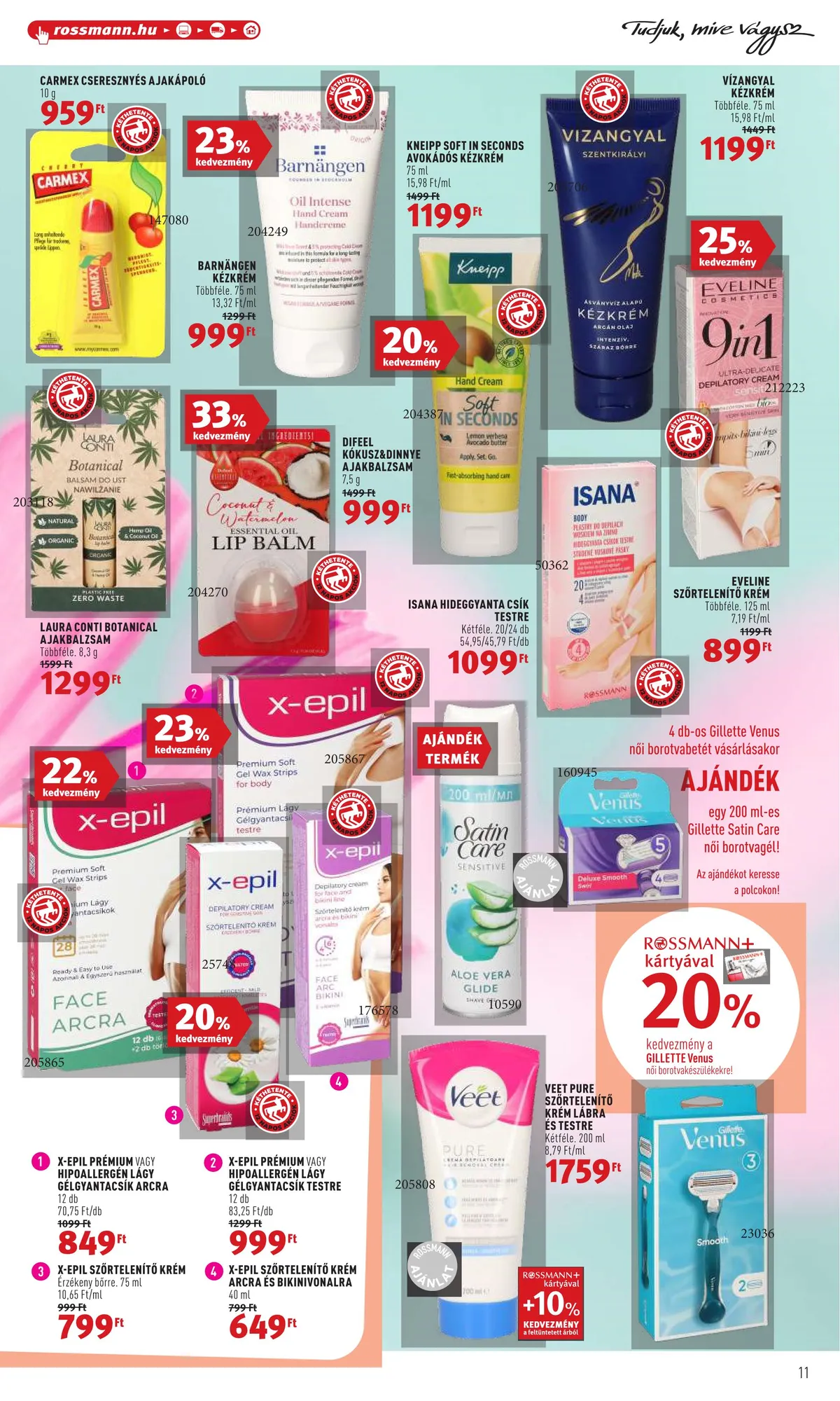 Rossmann akciós újság 06.13–06.24 – 11. oldal