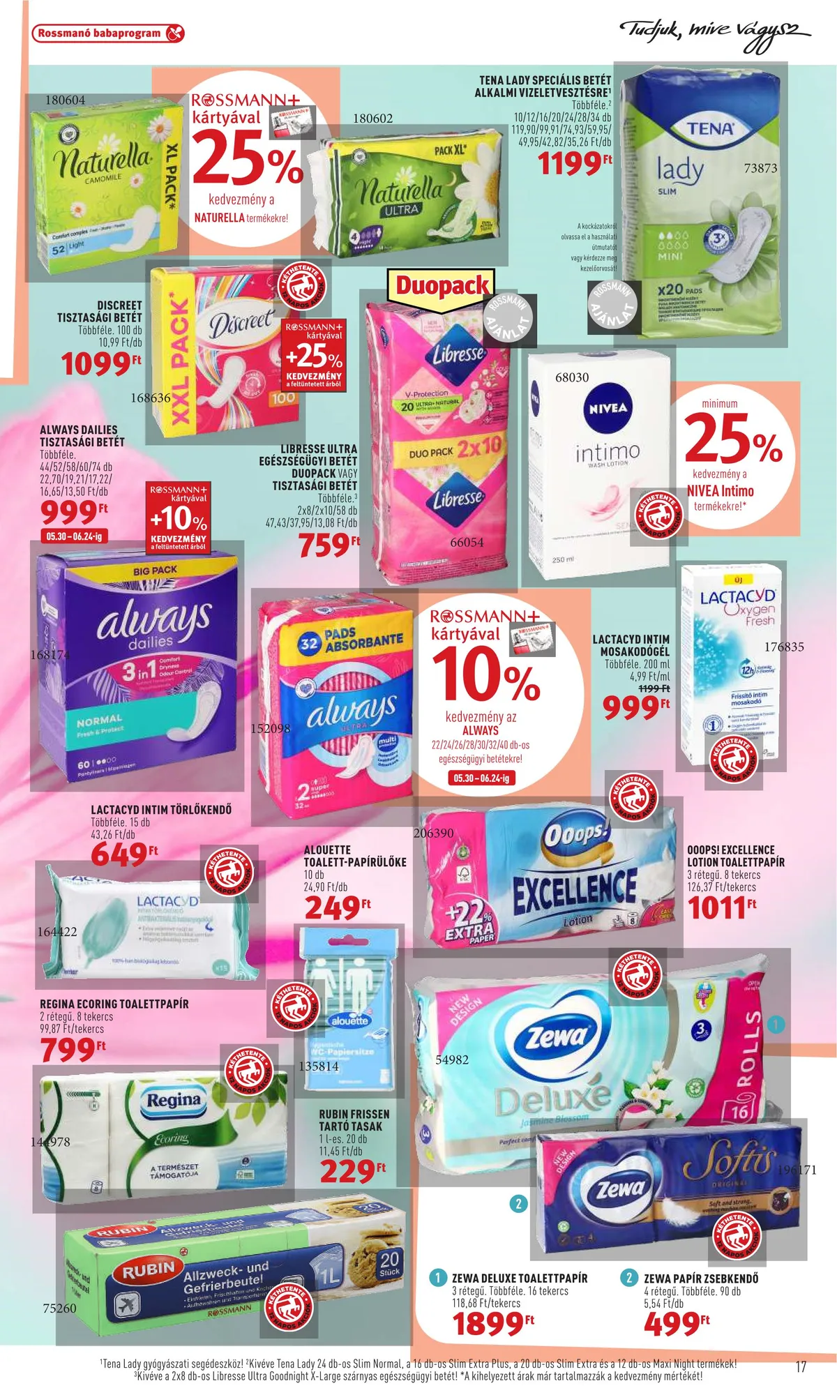 Rossmann akciós újság 06.13–06.24 – 17. oldal