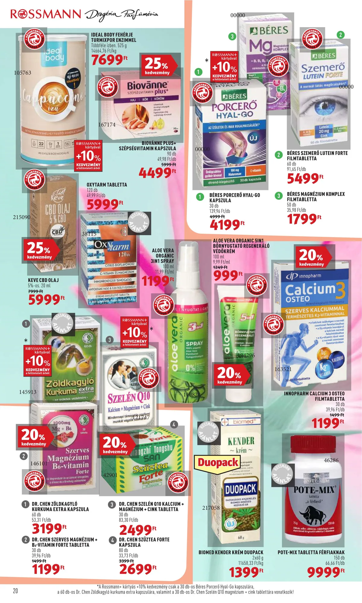 Rossmann akciós újság 06.13–06.24 – 20. oldal