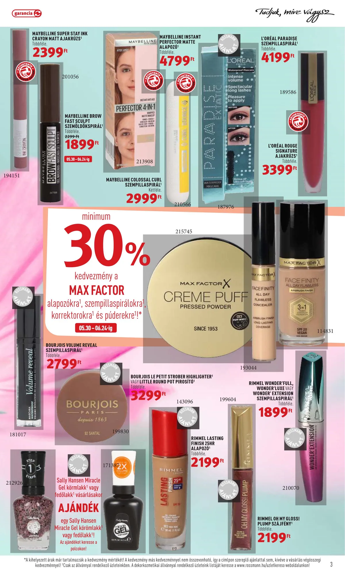 Rossmann akciós újság 06.13–06.24 – 3. oldal