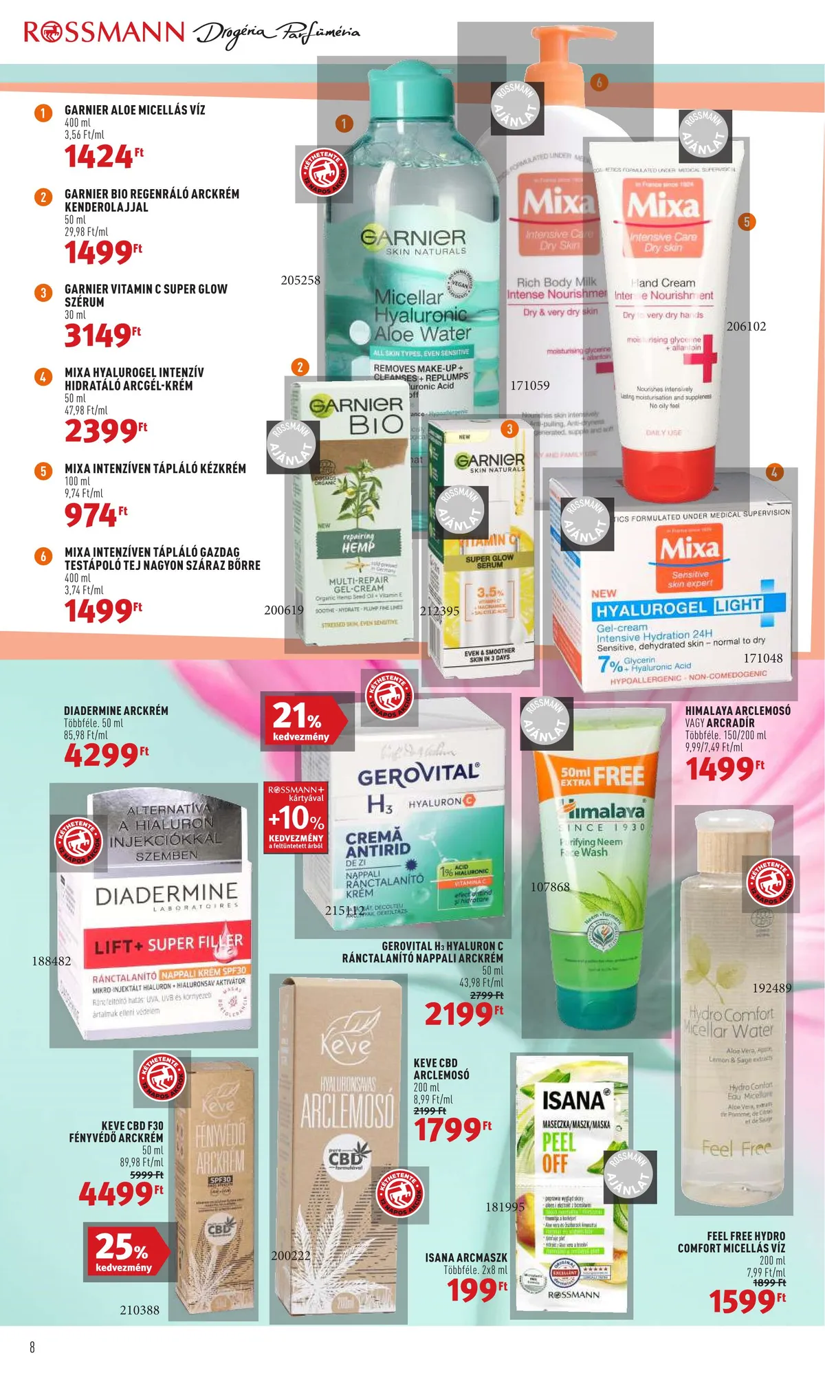 Rossmann akciós újság 06.13–06.24 – 8. oldal