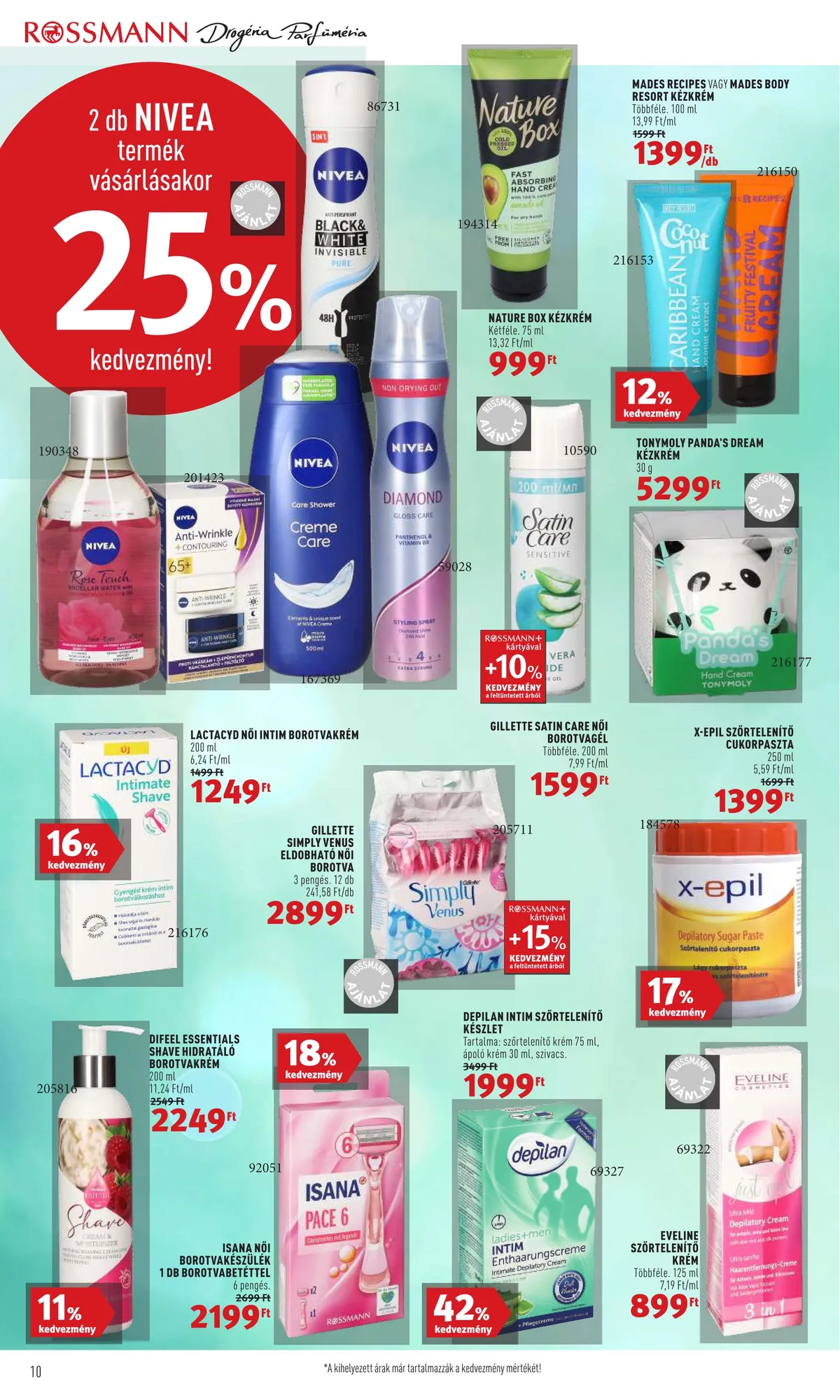 Rossmann akciós újság 06.27–07.06 – 10. oldal