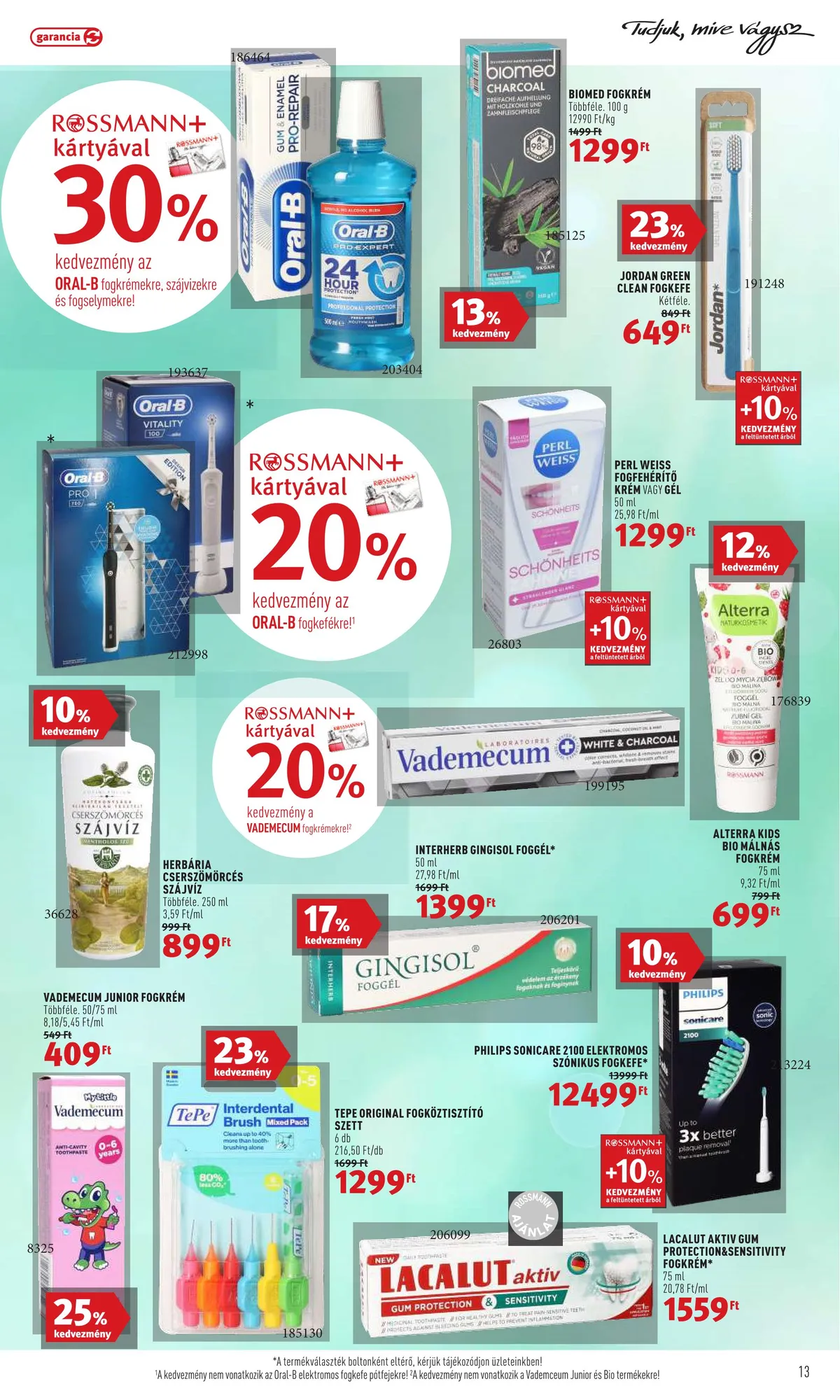 Rossmann akciós újság 06.27–07.06 – 13. oldal