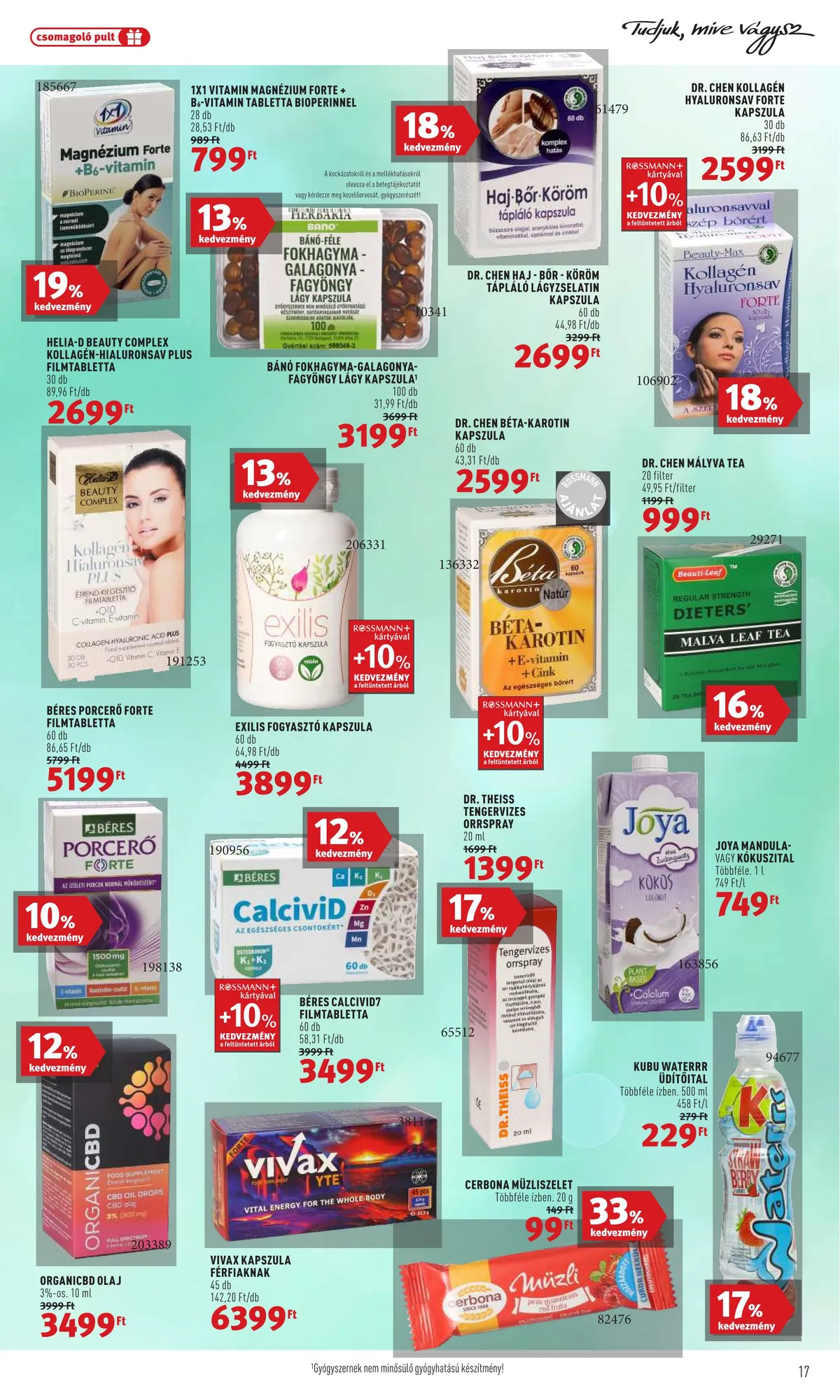 Rossmann akciós újság 06.27–07.06 – 17. oldal