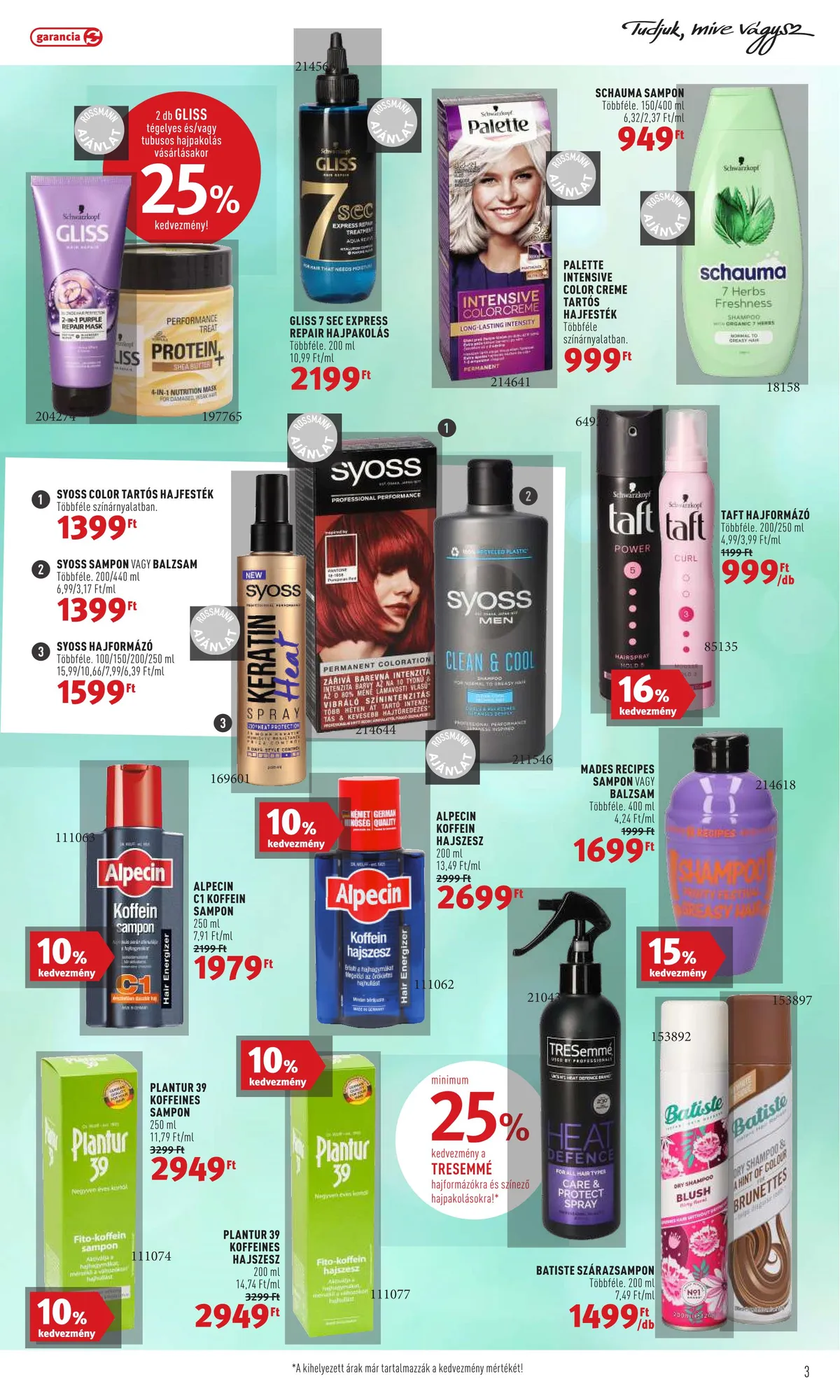 Rossmann akciós újság 06.27–07.06 – 3. oldal