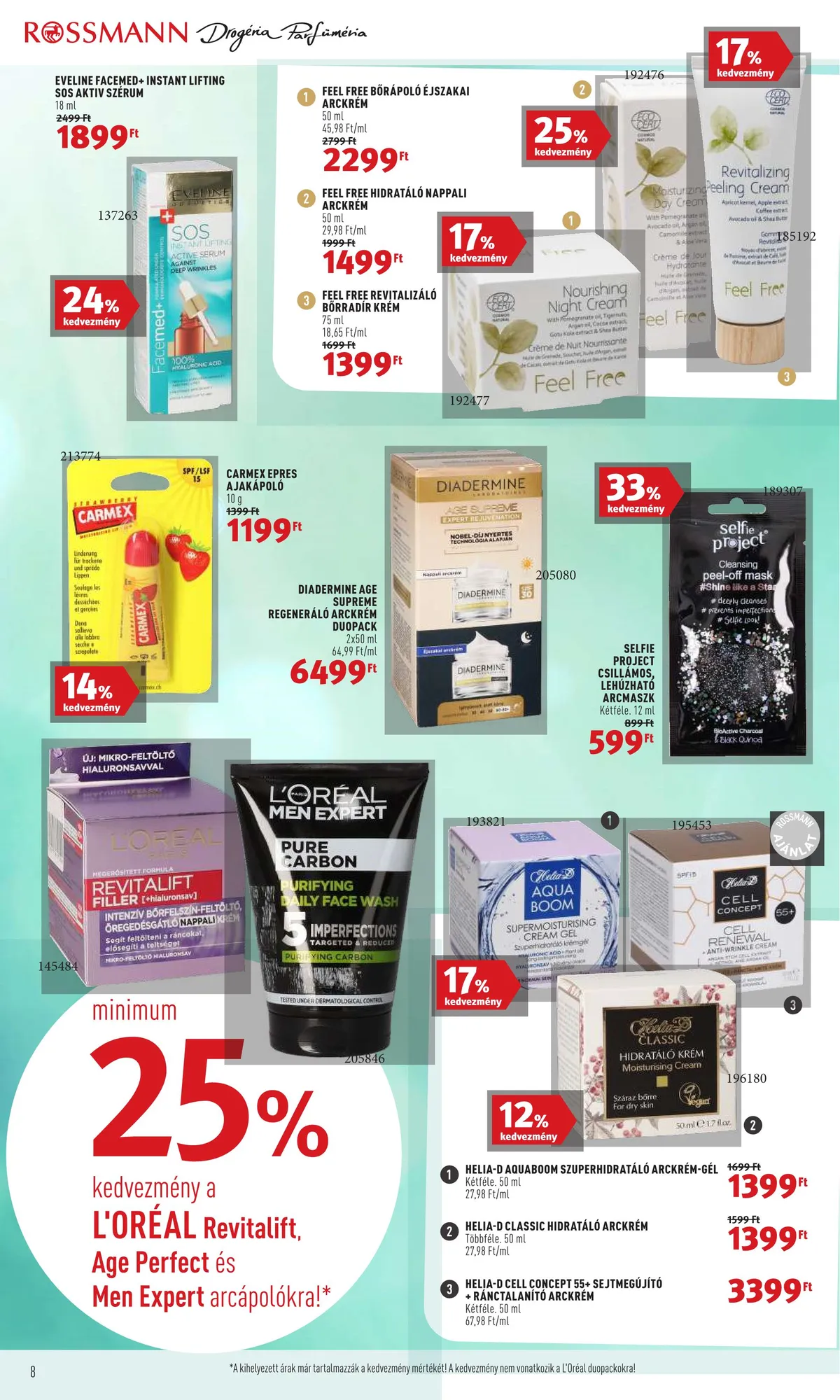 Rossmann akciós újság 06.27–07.06 – 8. oldal
