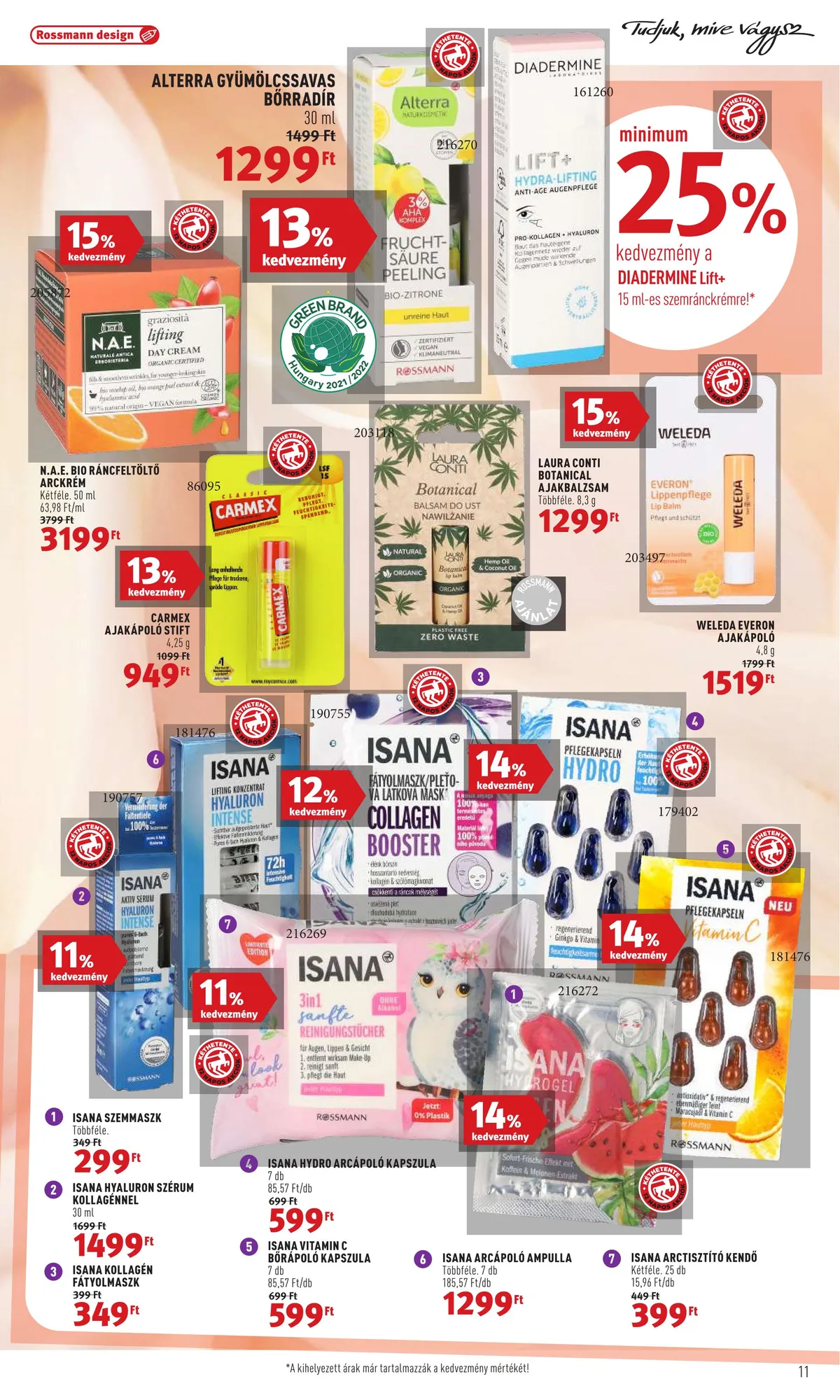 Rossmann akciós újság 07.11–07.22 – 11. oldal