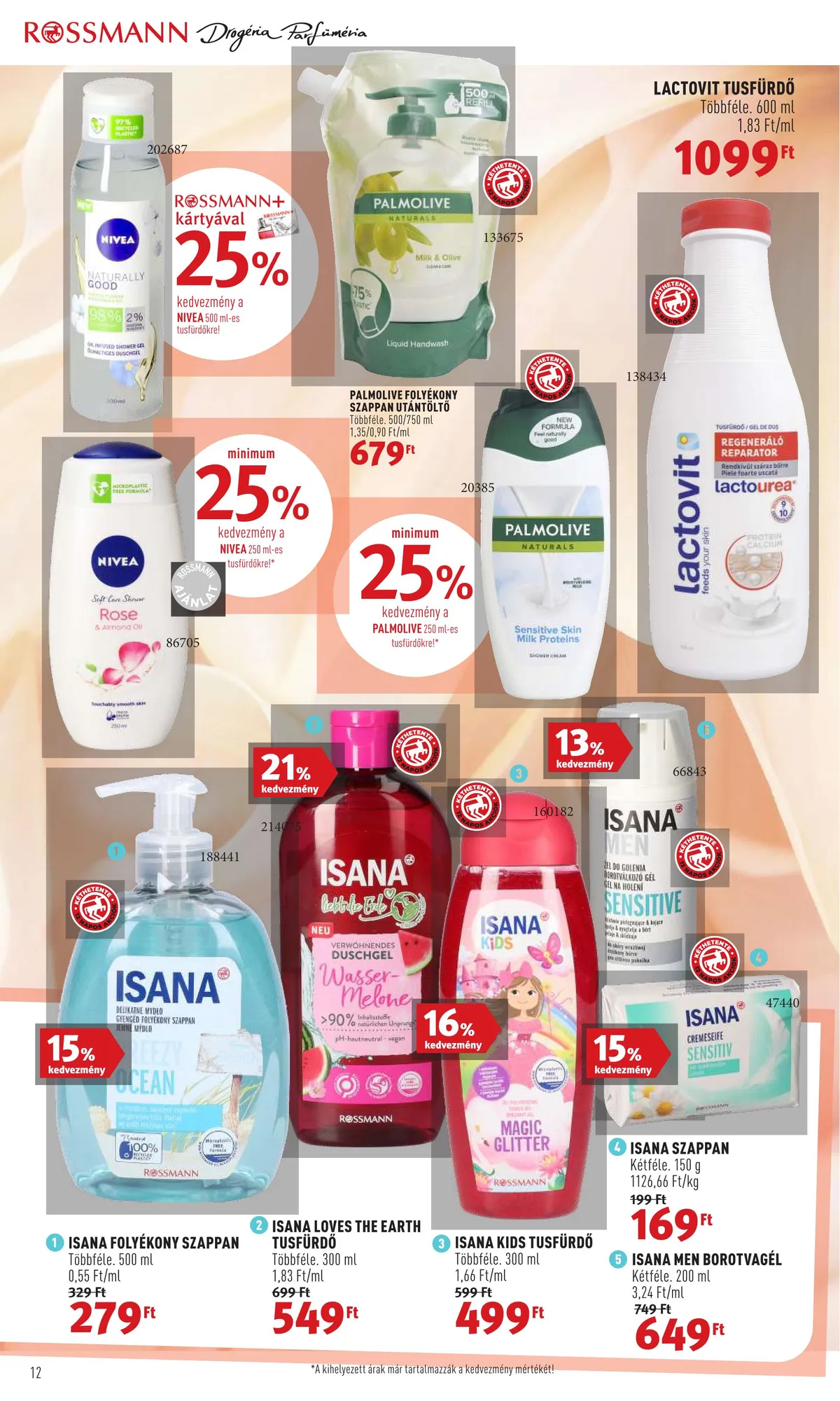 Rossmann akciós újság 07.11–07.22 – 12. oldal