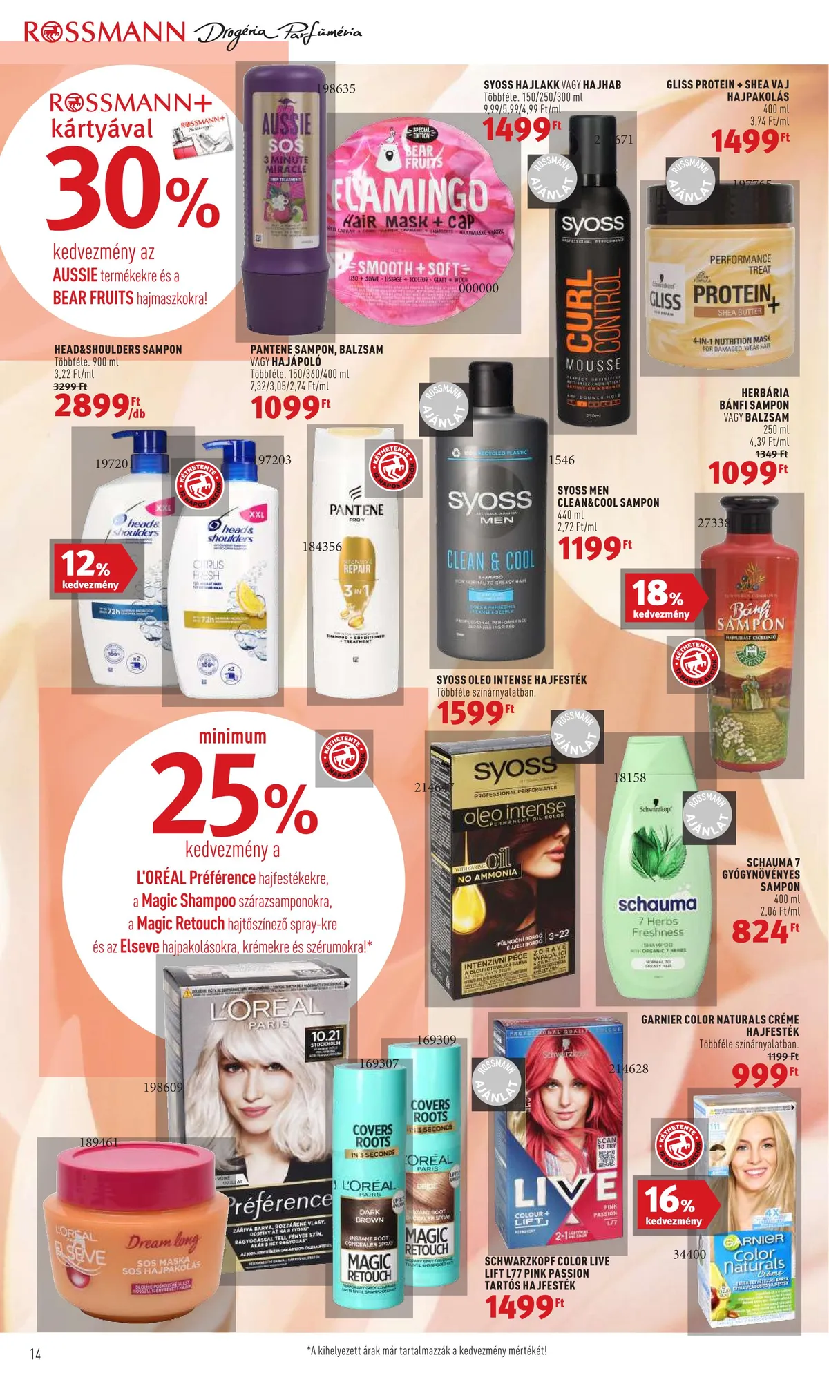 Rossmann akciós újság 07.11–07.22 – 14. oldal