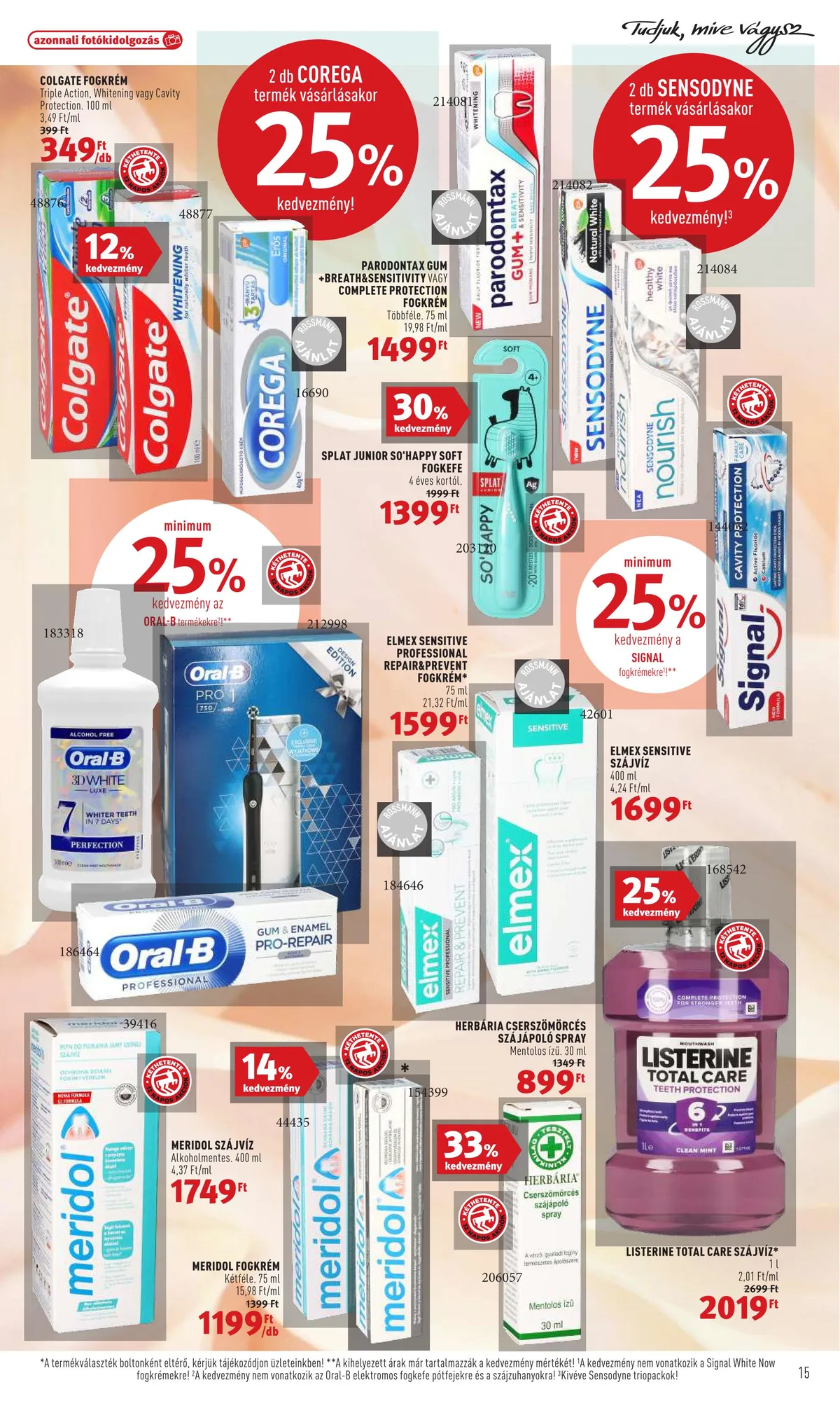 Rossmann akciós újság 07.11–07.22 – 15. oldal