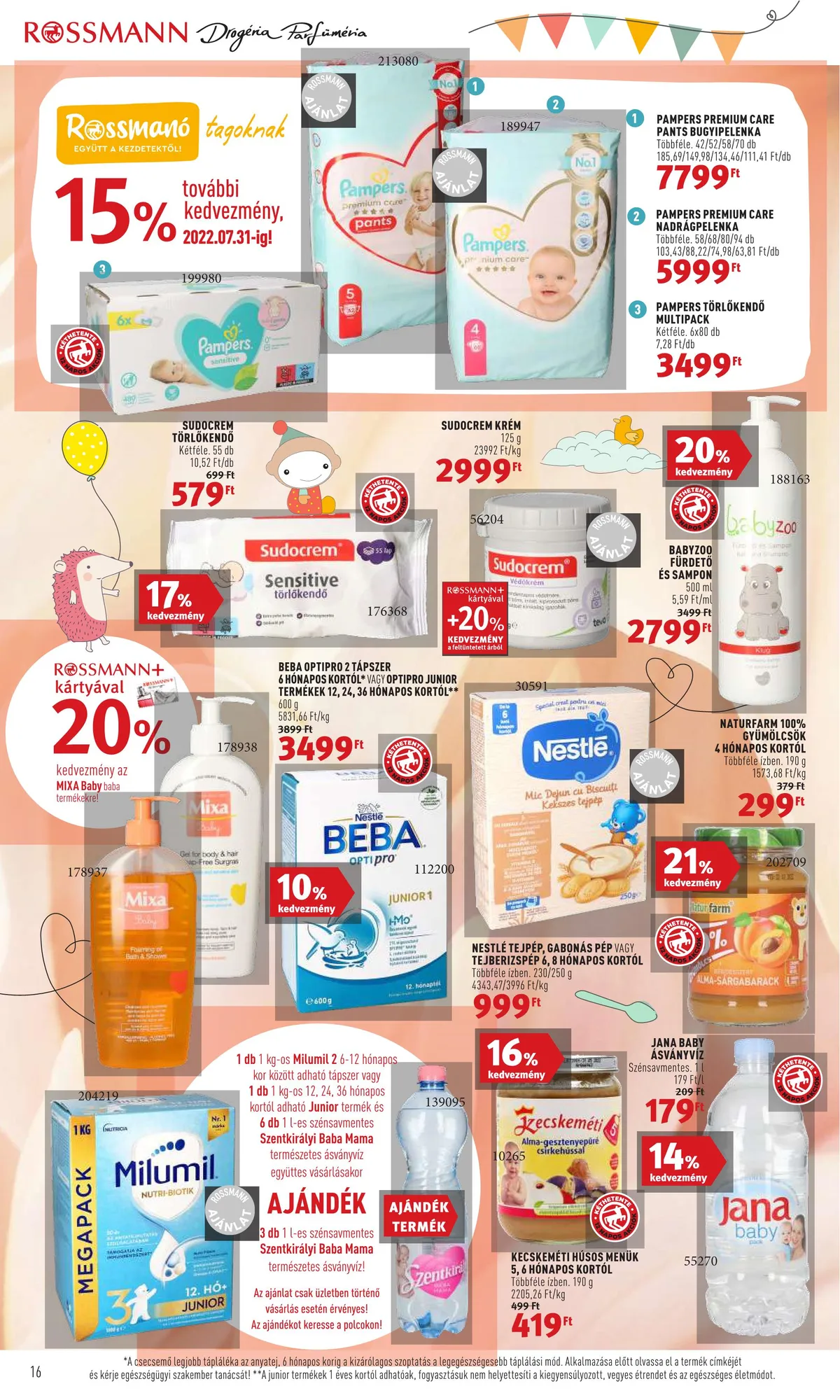 Rossmann akciós újság 07.11–07.22 – 16. oldal