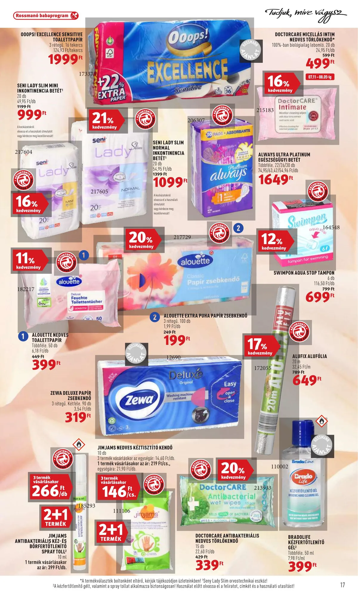 Rossmann akciós újság 07.11–07.22 – 17. oldal