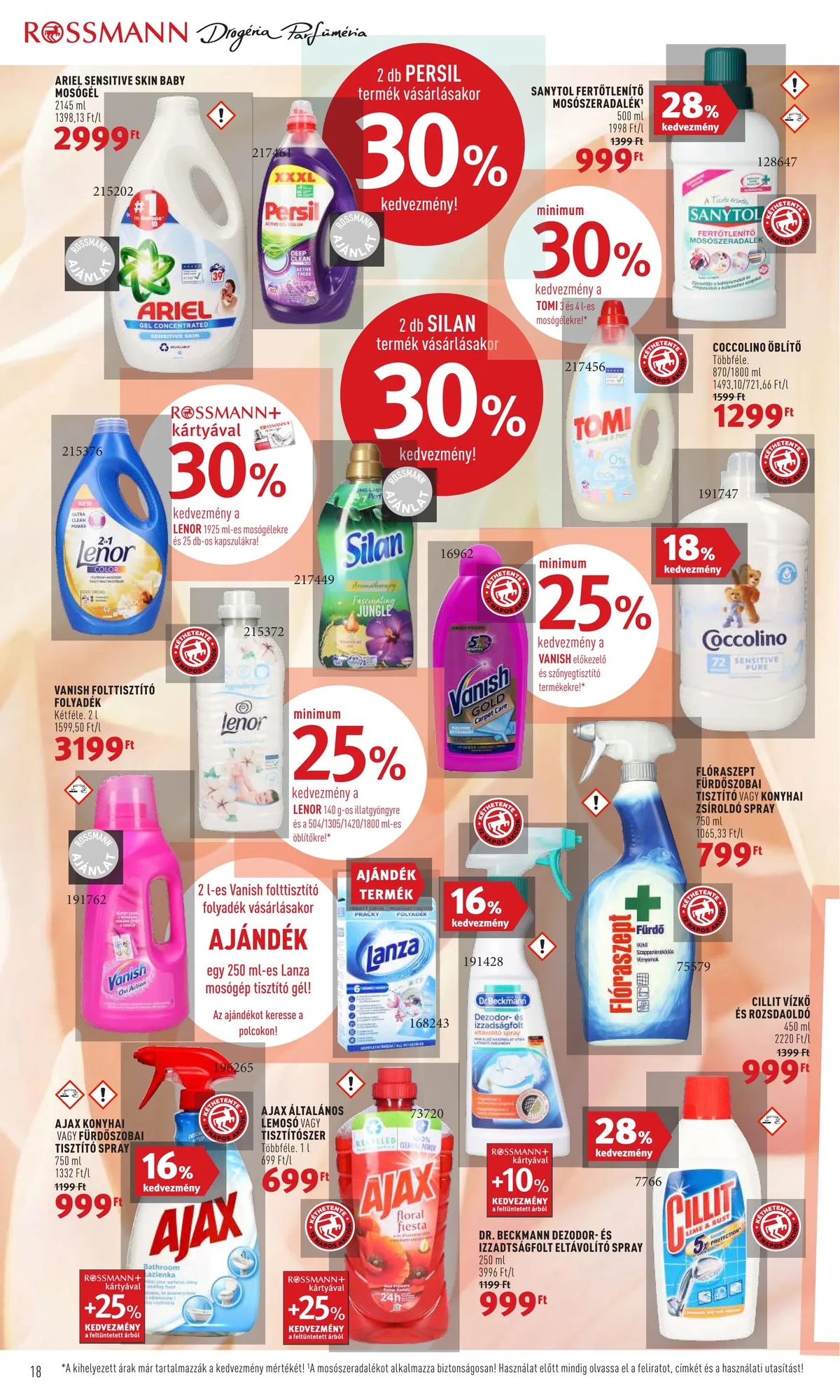 Rossmann akciós újság 07.11–07.22 – 18. oldal