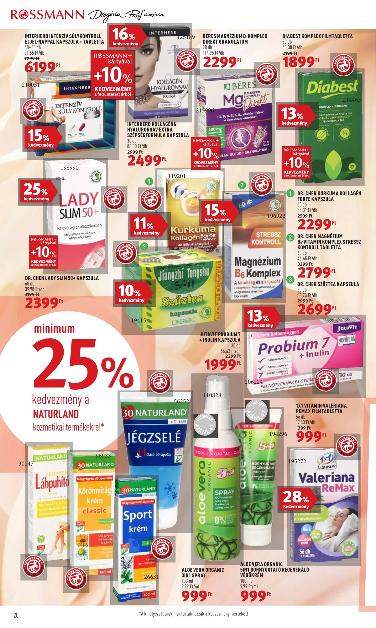 Rossmann akciós újság 07.11–07.22 – 20. oldal