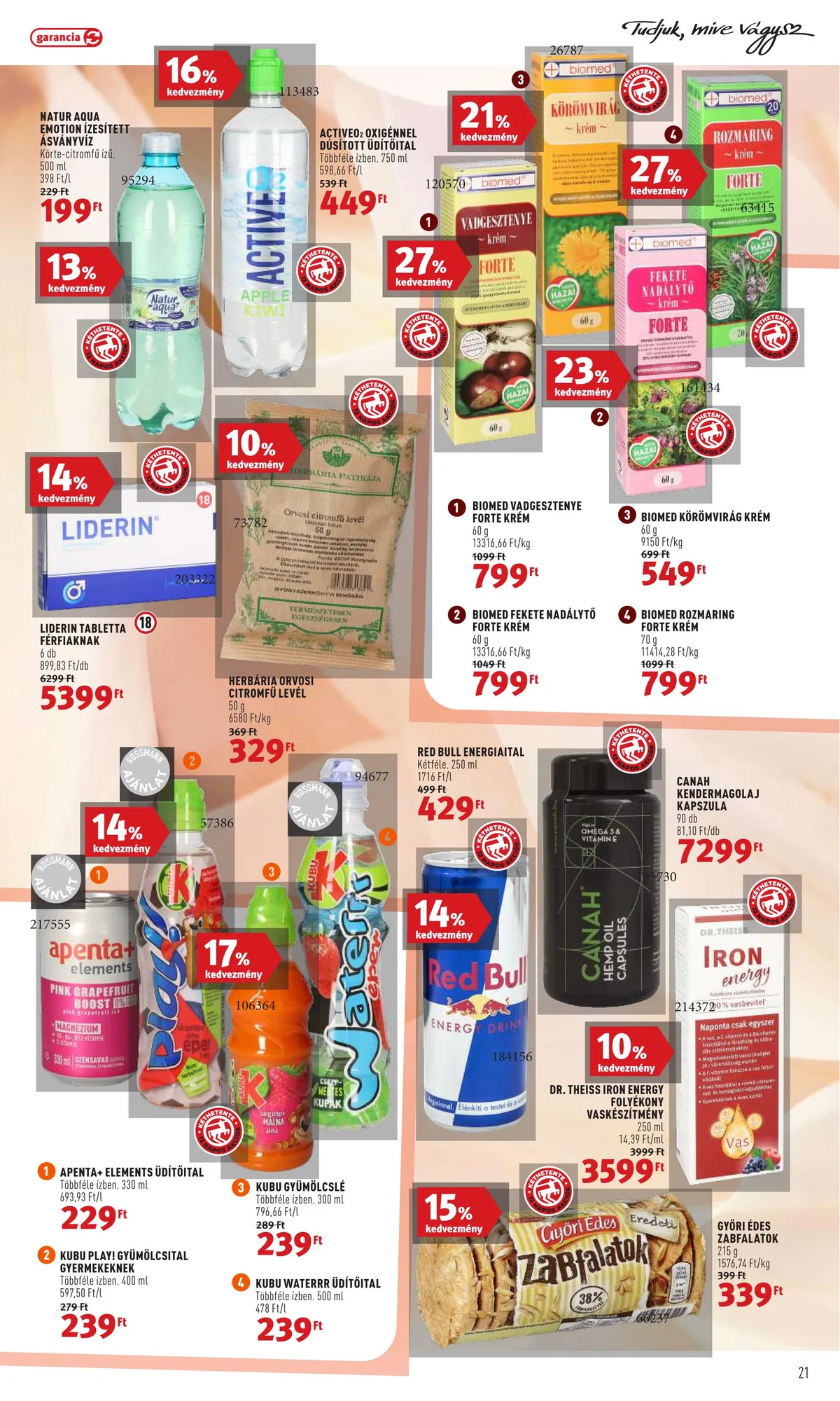Rossmann akciós újság 07.11–07.22 – 21. oldal