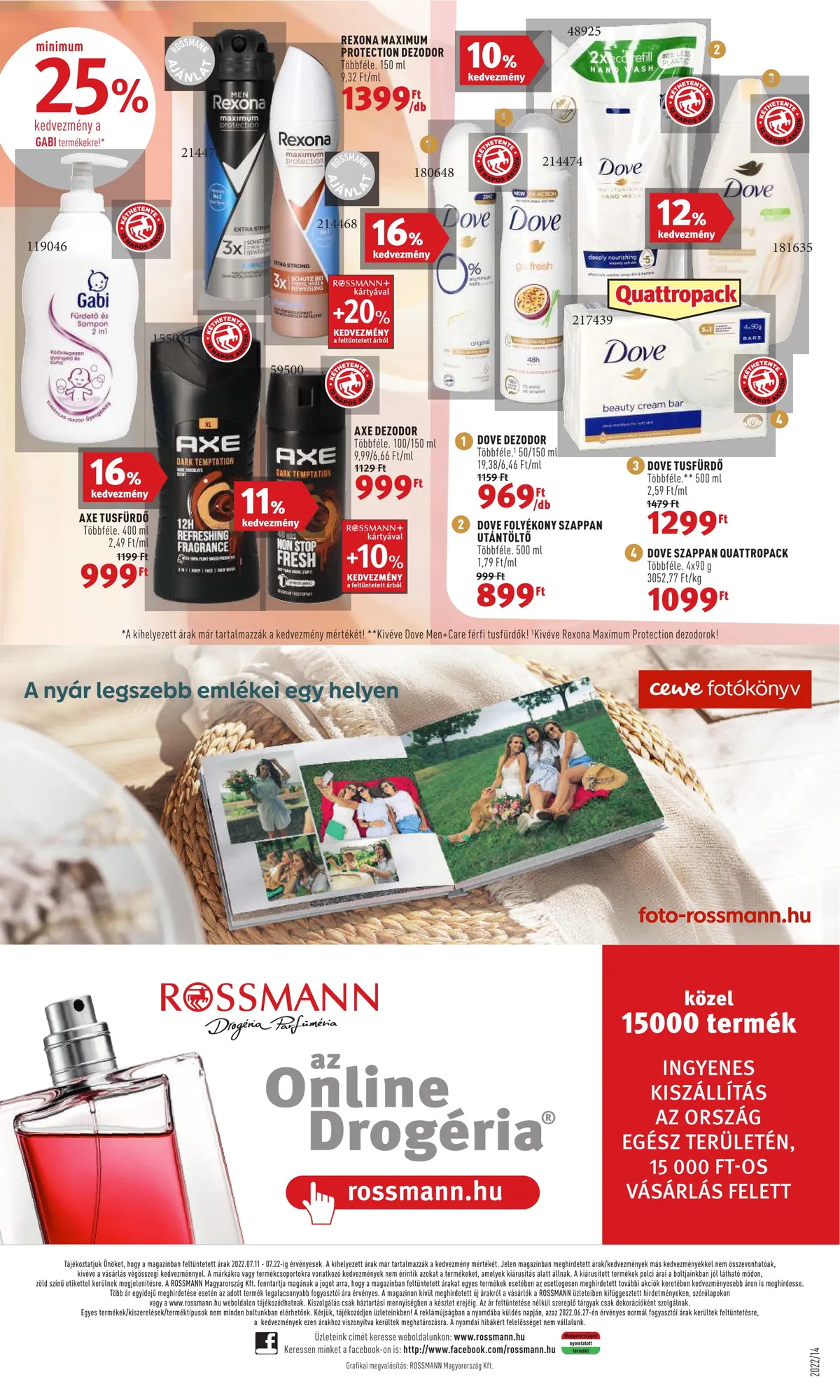 Rossmann akciós újság 07.11–07.22 – 24. oldal