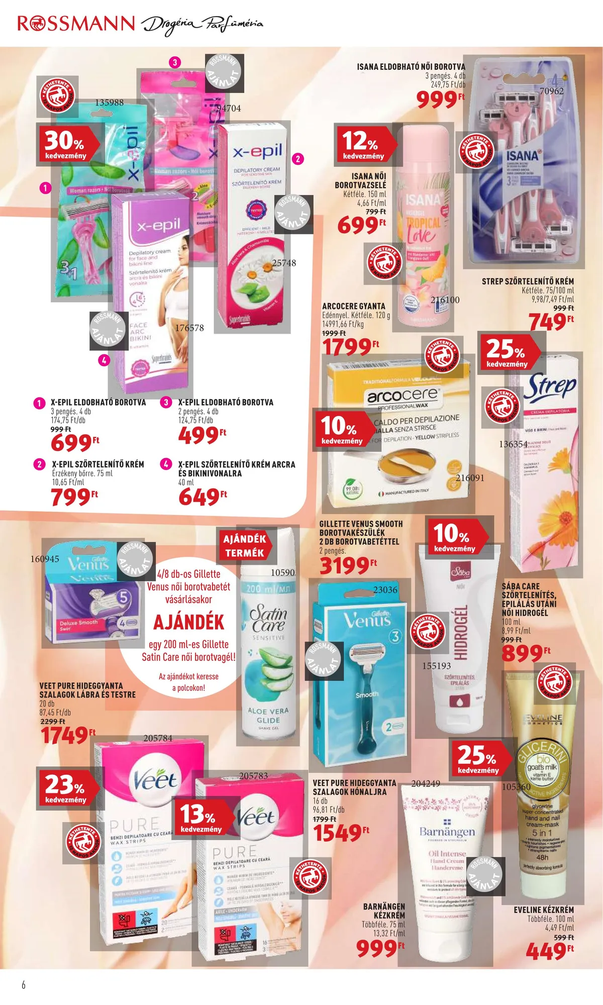 Rossmann akciós újság 07.11–07.22 – 6. oldal