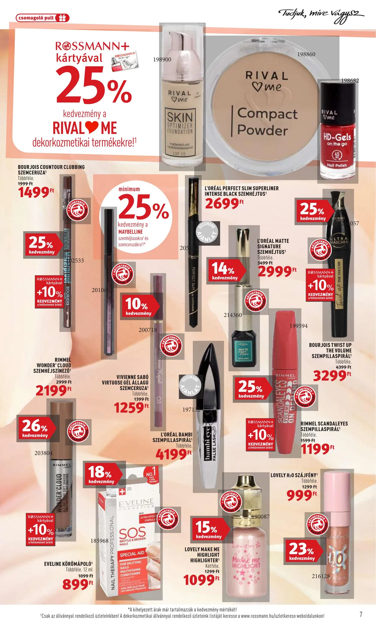 Rossmann akciós újság 07.11–07.22 – 7. oldal
