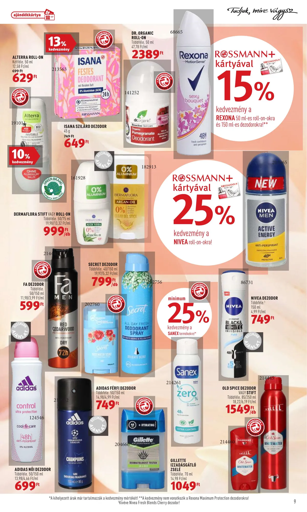 Rossmann akciós újság 07.11–07.22 – 9. oldal