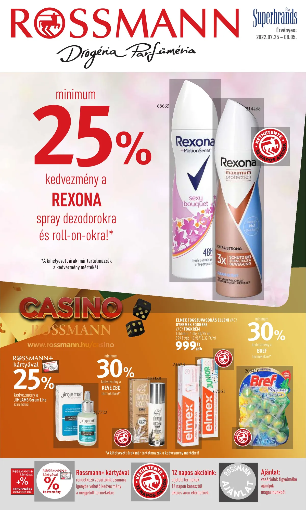 Rossmann akciós újság 07.25–08.05