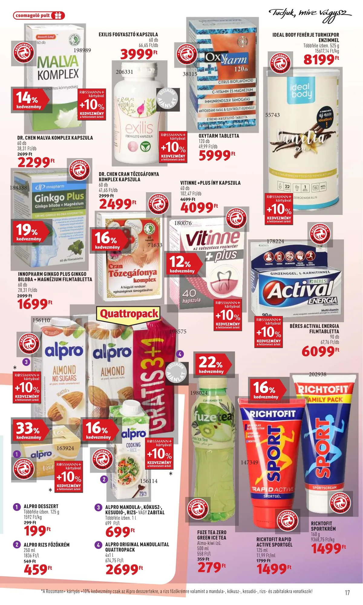 Rossmann akciós újság 07.25–08.05 – 17. oldal