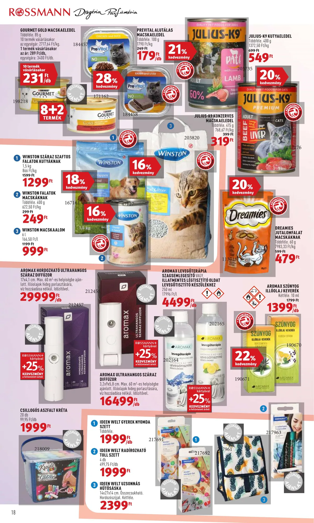 Rossmann akciós újság 07.25–08.05 – 18. oldal