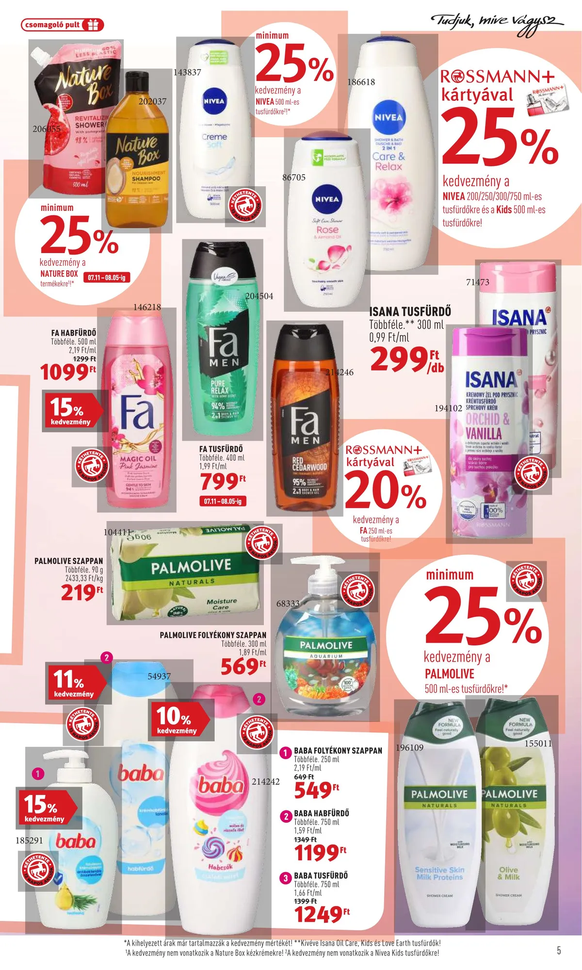Rossmann akciós újság 07.25–08.05 – 5. oldal