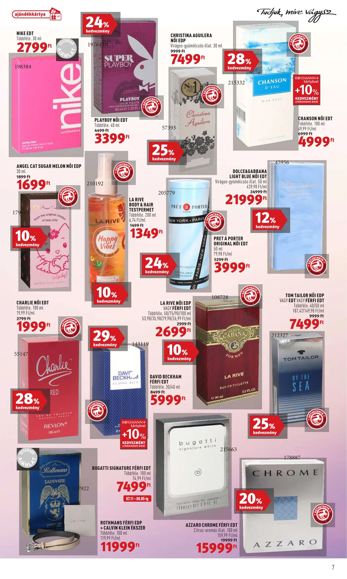 Rossmann akciós újság 07.25–08.05 – 7. oldal