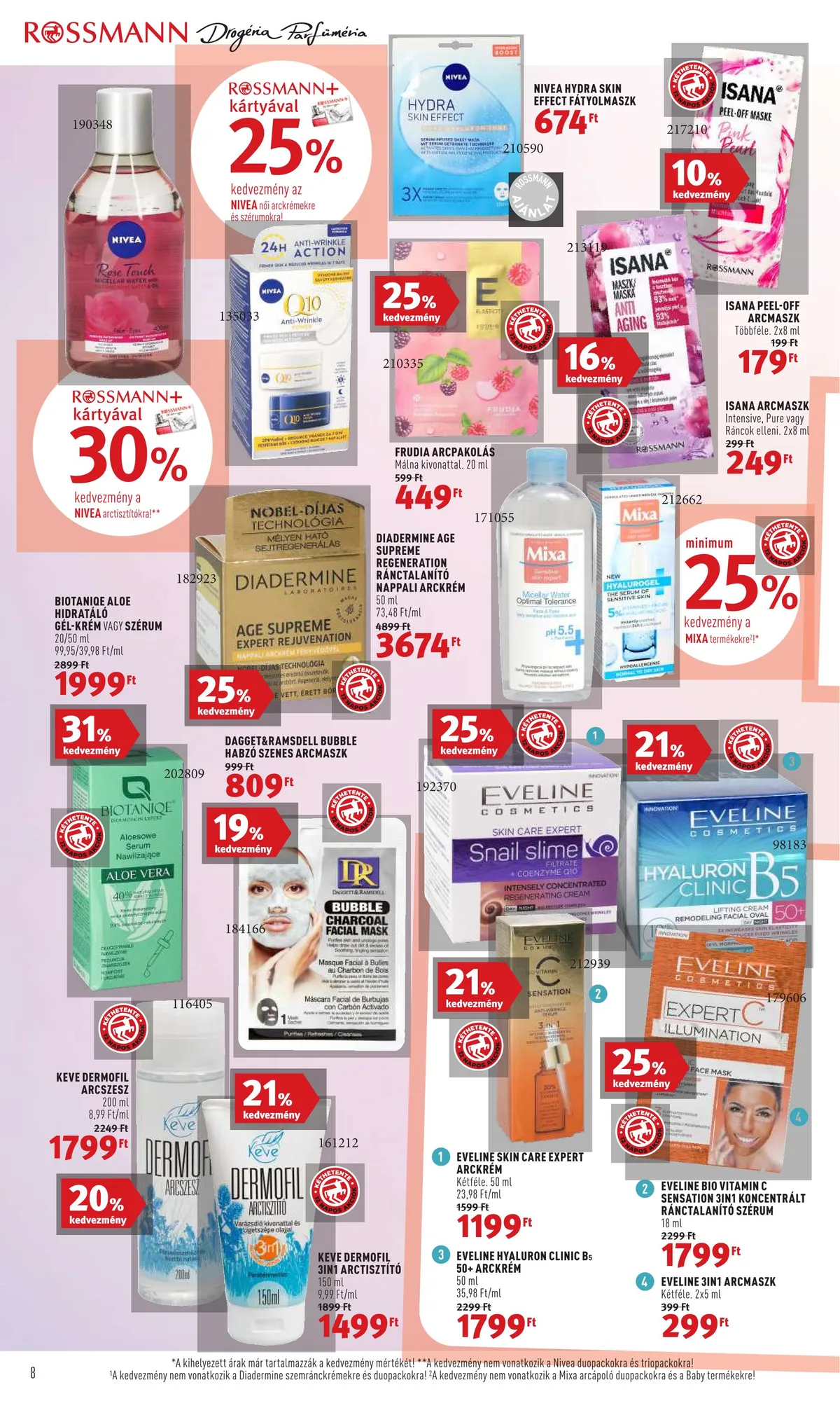 Rossmann akciós újság 07.25–08.05 – 8. oldal
