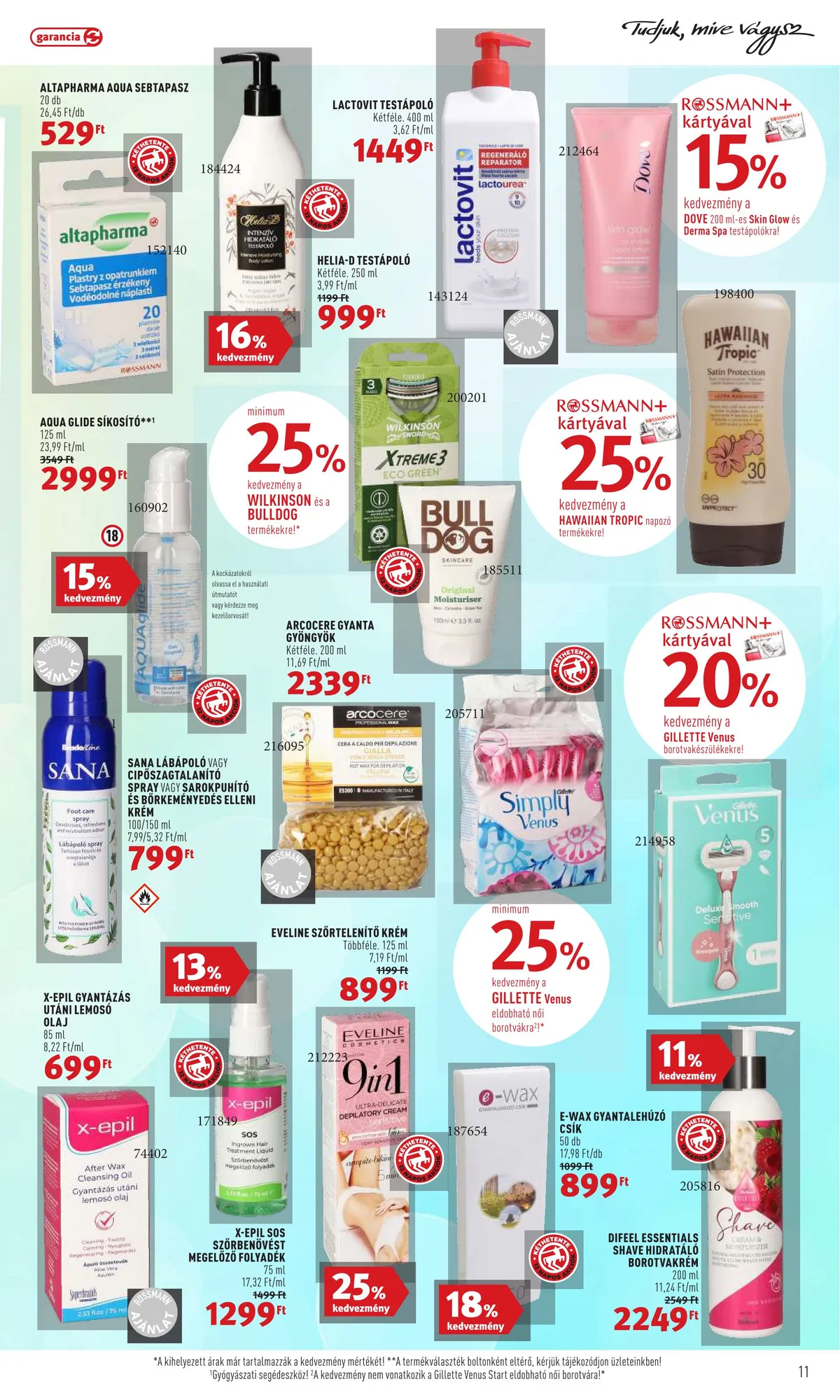Rossmann akciós újság 08.08–08.19 – 11. oldal