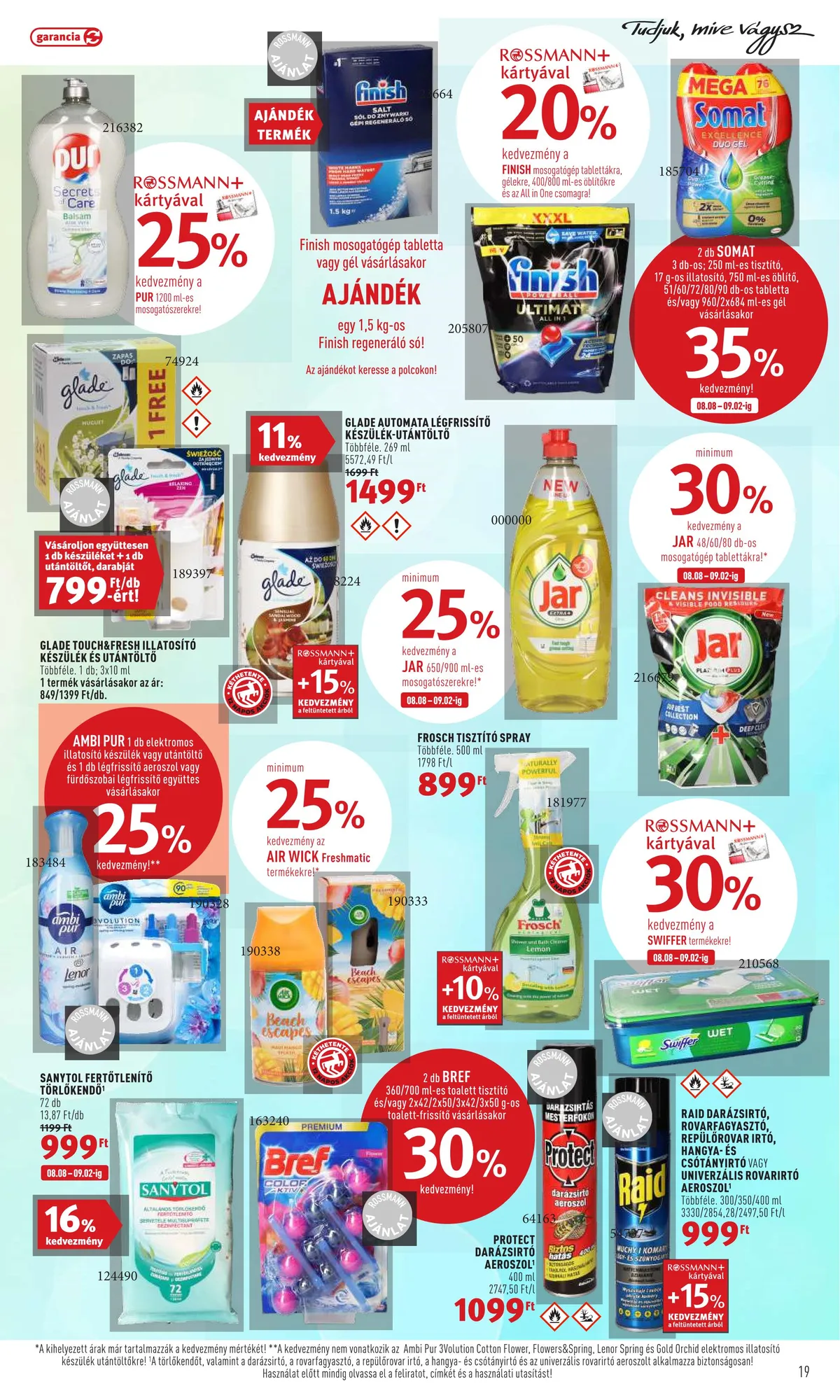Rossmann akciós újság 08.08–08.19 – 19. oldal