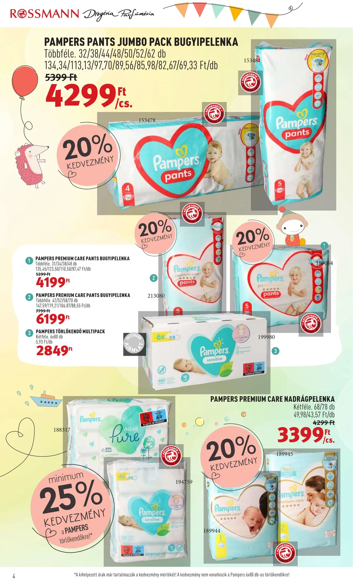Rossmann akciós újság 08.08–08.19 – 4. oldal